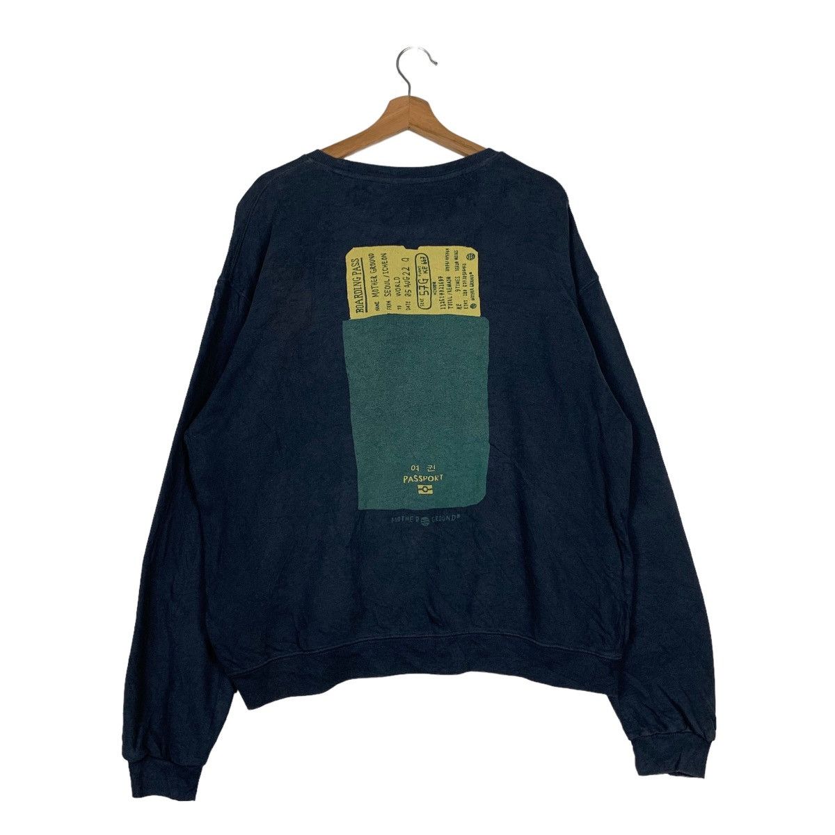 Other MOTHER GROUND DEPARTED AEROPLANE SWEATSHIRT #0189-C9 Size US L / EU 52-54 / 3 - 9 Thumbnail