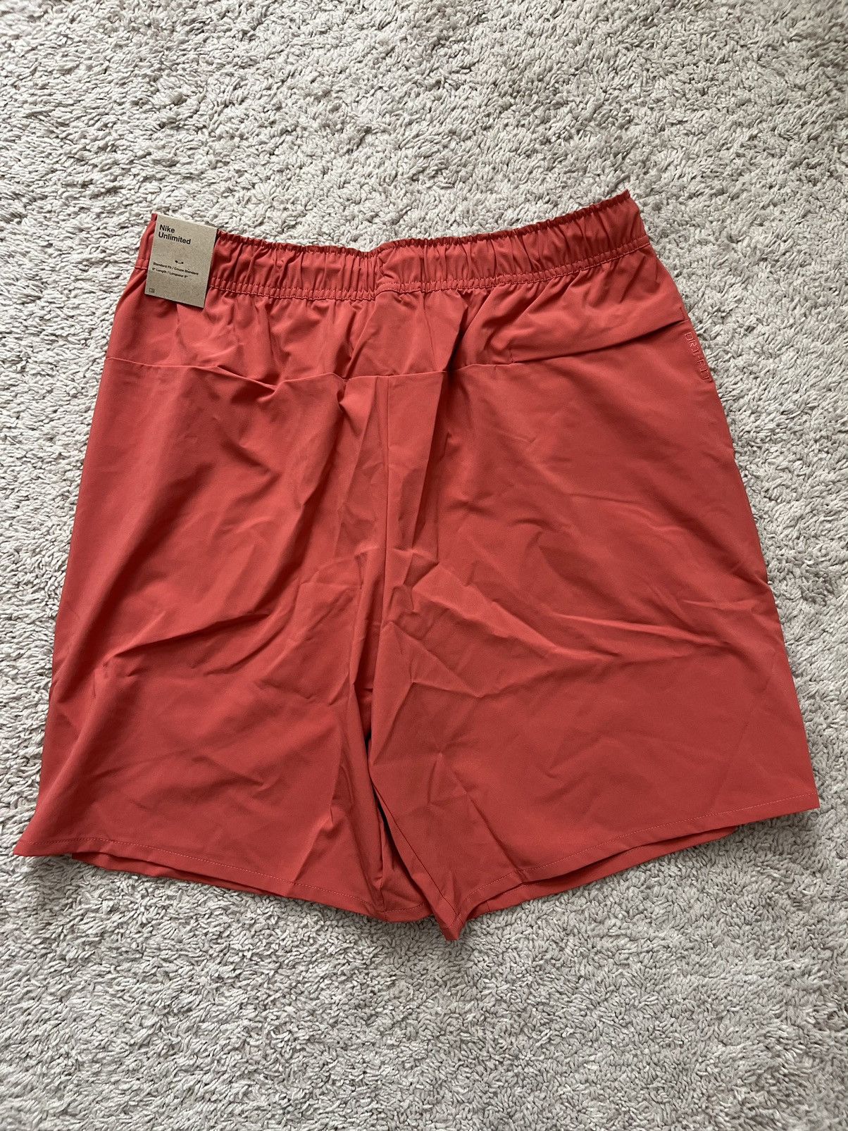 Nike Nike Unlimited 9" Dri-Fit Training Shorts Coral Size US 28 / EU 44 - 3 Thumbnail