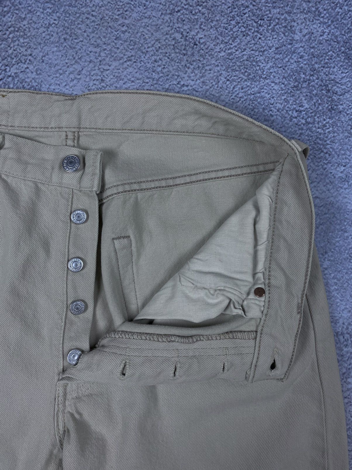 Levi's × Vintage Levis 501 Vintage Beige Jeans Size US 32 / EU 48 - 12 Thumbnail