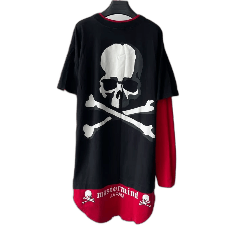 Mastermind Japan Mastermind Japan Black Red Skull Long Sleeve Shirt Size US L / EU 52-54 / 3 - 1 Thumbnail