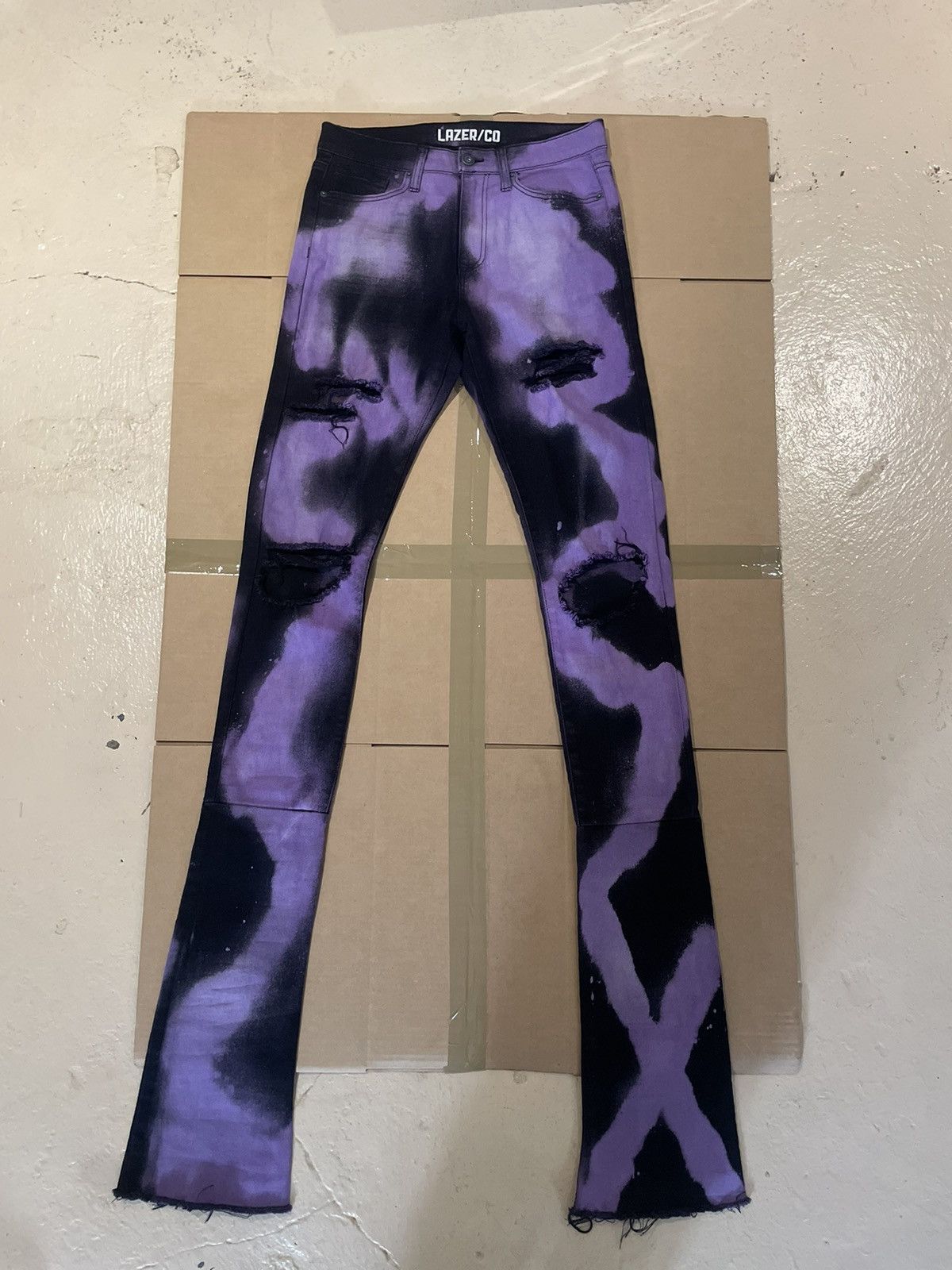 Other Acid Washed Stacked Jeans Size US 32 / EU 48 - 1 Thumbnail