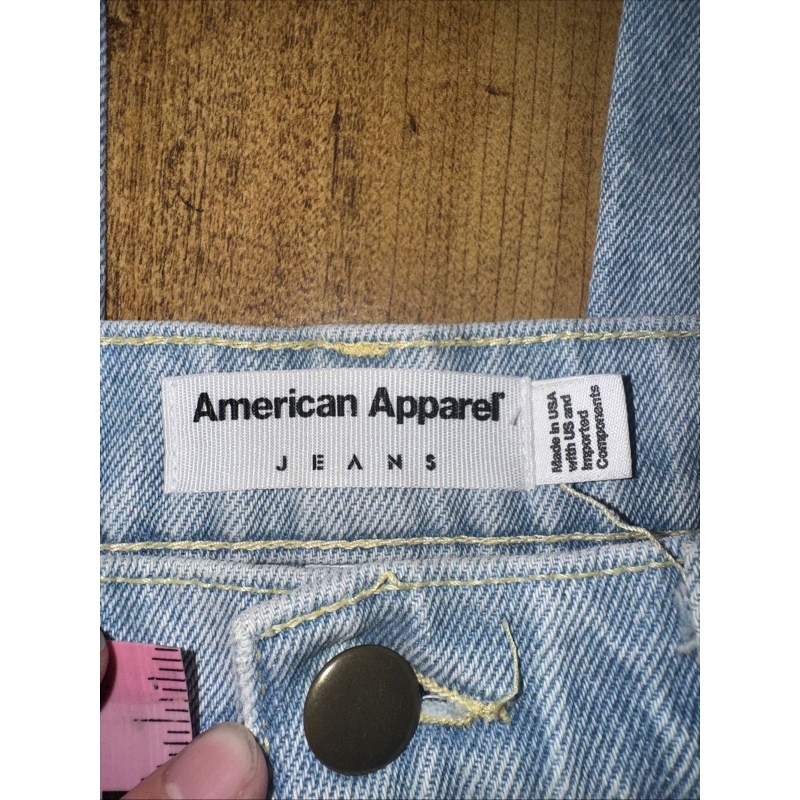 American Apparel × Vintage American Apparel Skinny Denim Jeans Blue Men’s 28x32 Size US 28 / EU 44 - 4 Thumbnail