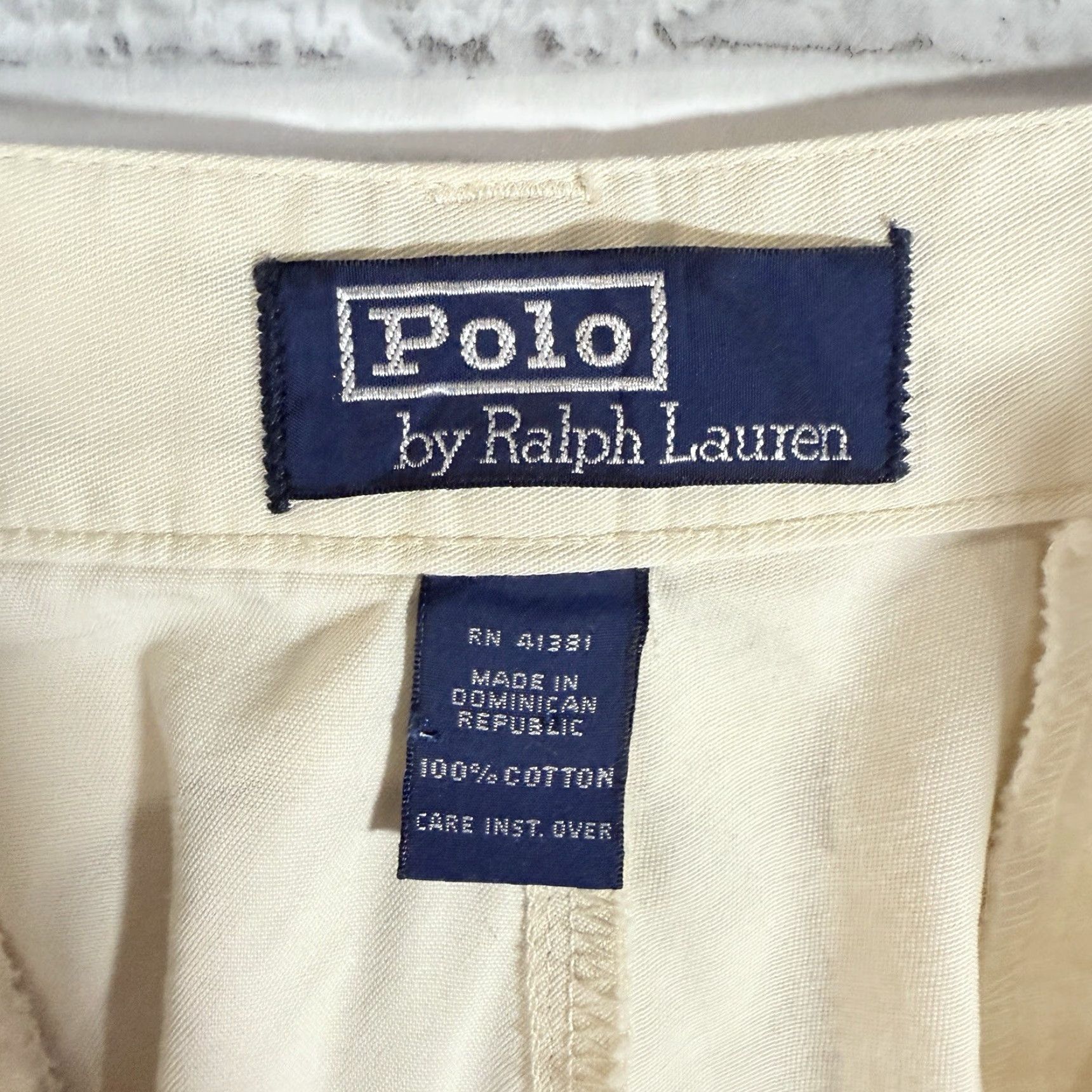 Polo Ralph Lauren Polo Ralph Lauren Pants Men 34x34 Chino Cotton Beige Casual Adult Regular Size Grade: 34x34 Size US S / EU 44-46 / 1 - 4 Thumbnail