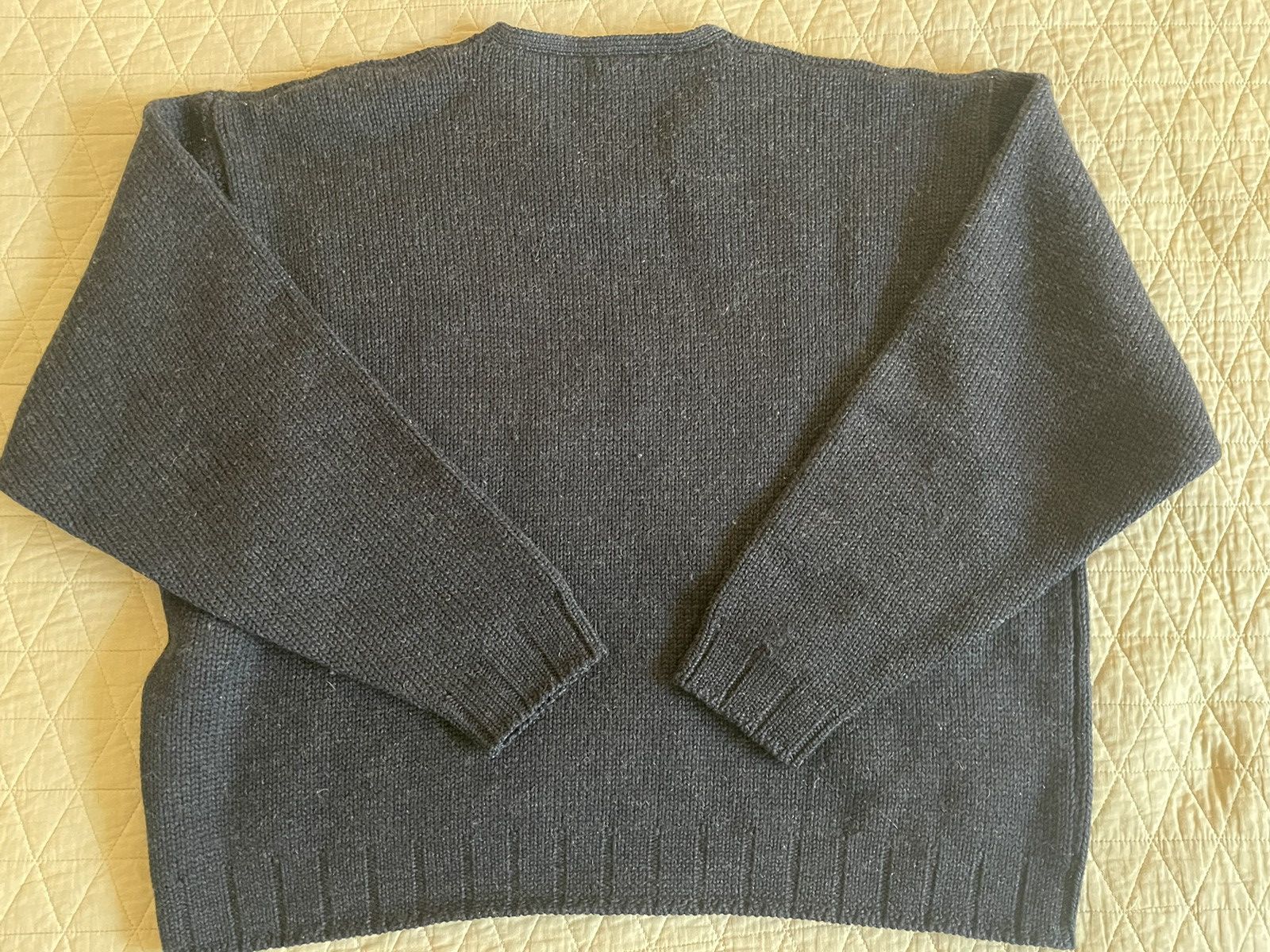 J.Crew × Vintage Wool V-Neck Sweater Size XL / US 12-14 / IT 48-50 - 3 Thumbnail