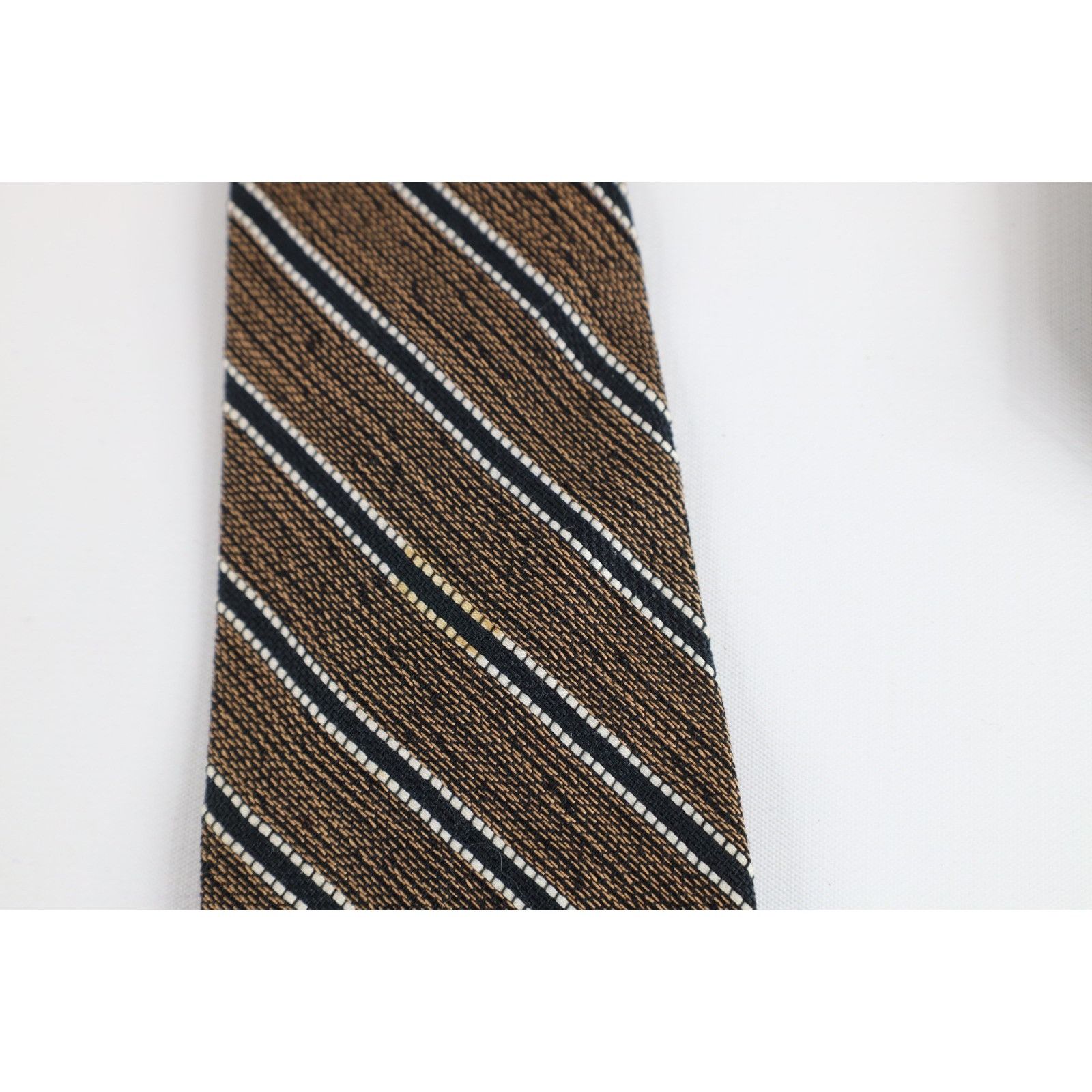 Vintage Vintage 60s Rockabilly Wool Tweed Knit Skinny Neck Tie Size ONE SIZE - 3 Thumbnail