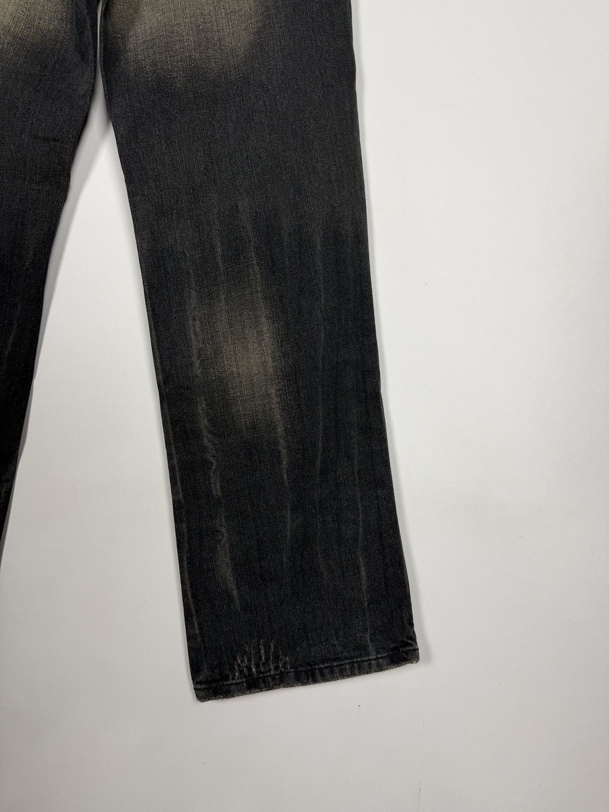 Vintage Y2K Black Wash Denim Jeans Pegasus Embroidery Winged Horse Size US 34 / EU 50 - 15 Thumbnail