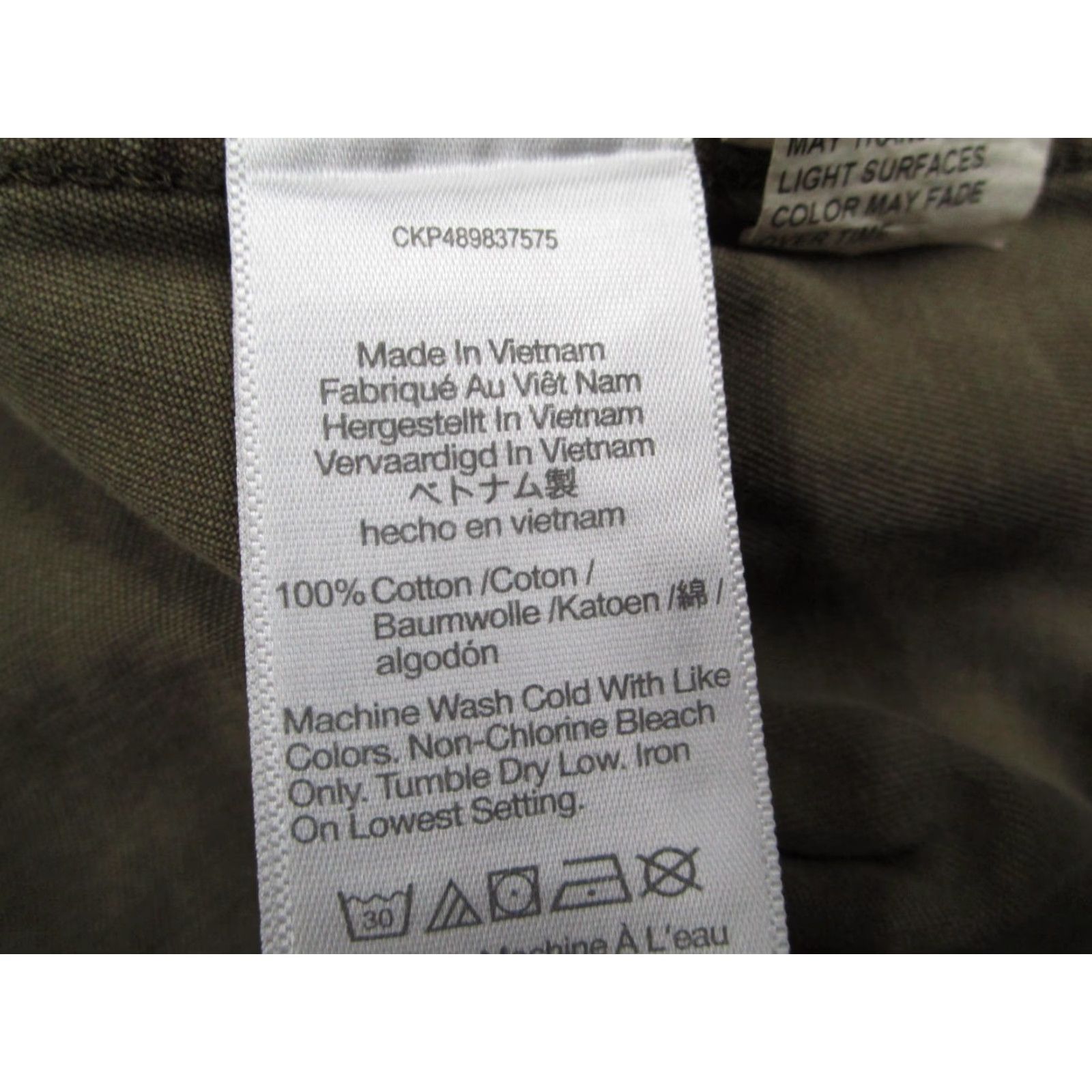 Madewell Madewell Jacket Womens Small Olive Green Utility Field Military Safari Cotton Size S / US 4 / IT 40 - 4 Thumbnail