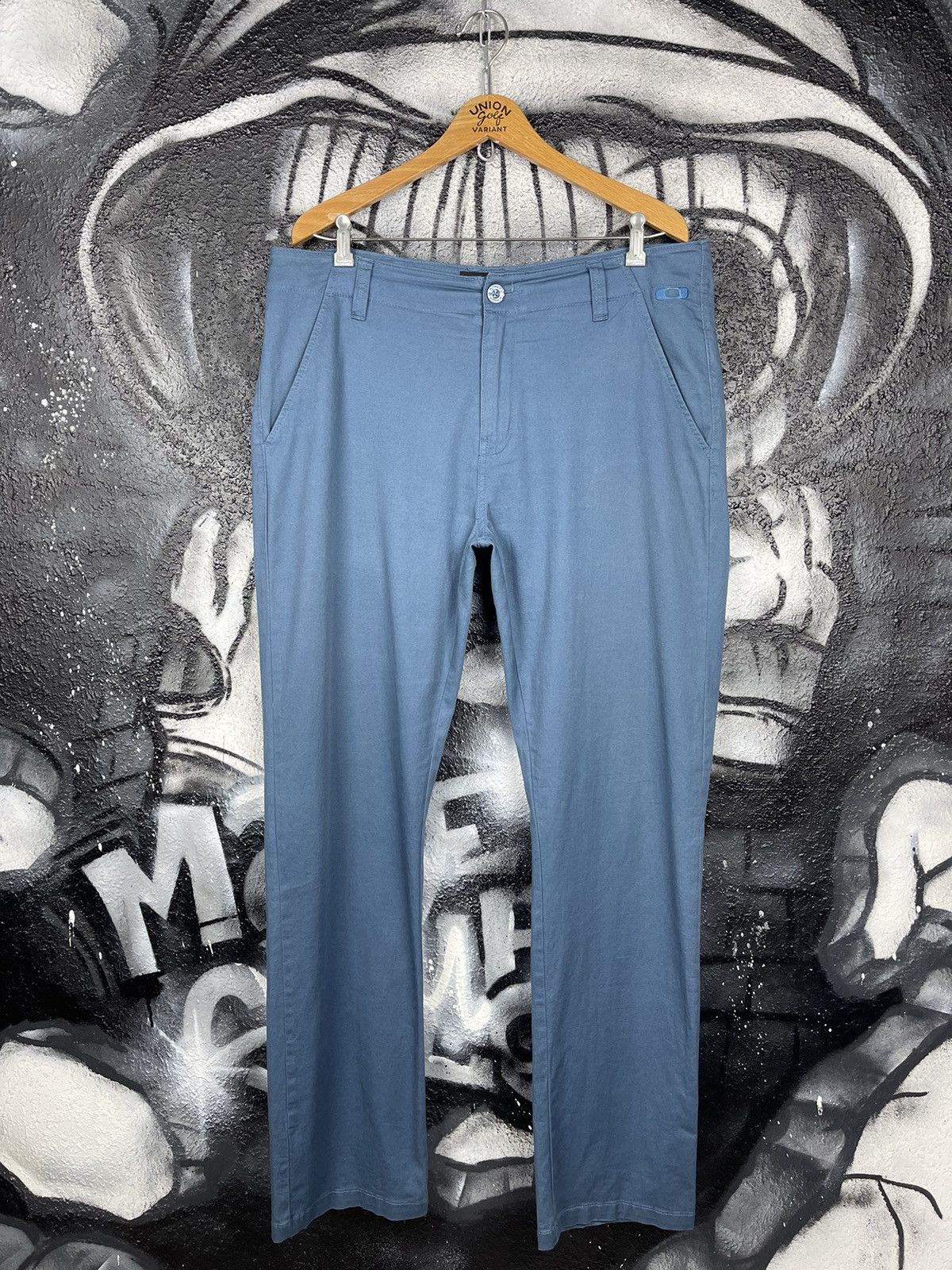 Oakley Oakley Regular Fit Blue Chino Trousers Pants Size W36 L32 Size US 36 / EU 52 - 9 Thumbnail