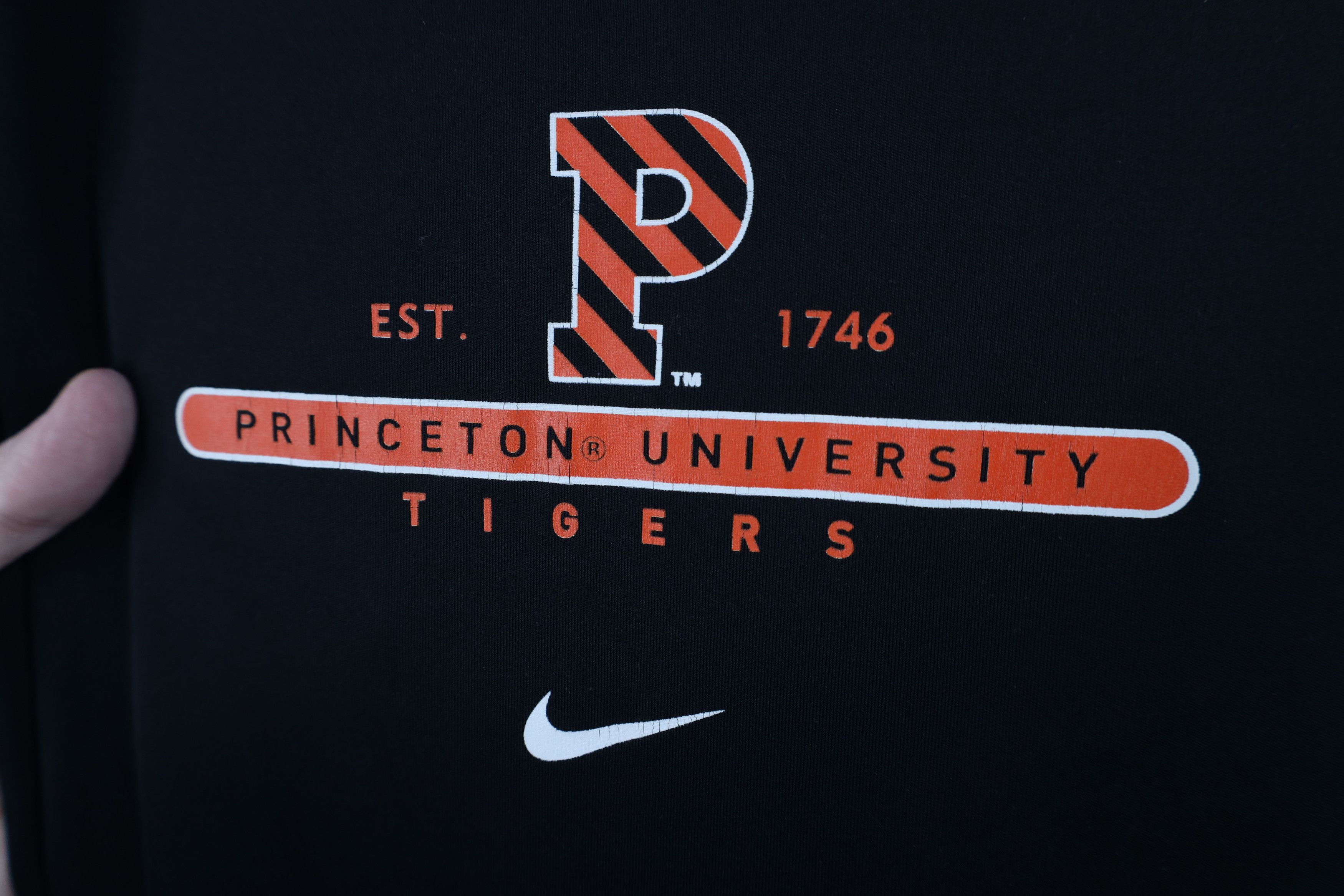 Nike Nike Scott Center Swoosh Princeton University T-Shirt Black Size L / US 10 / IT 46 - 4 Thumbnail