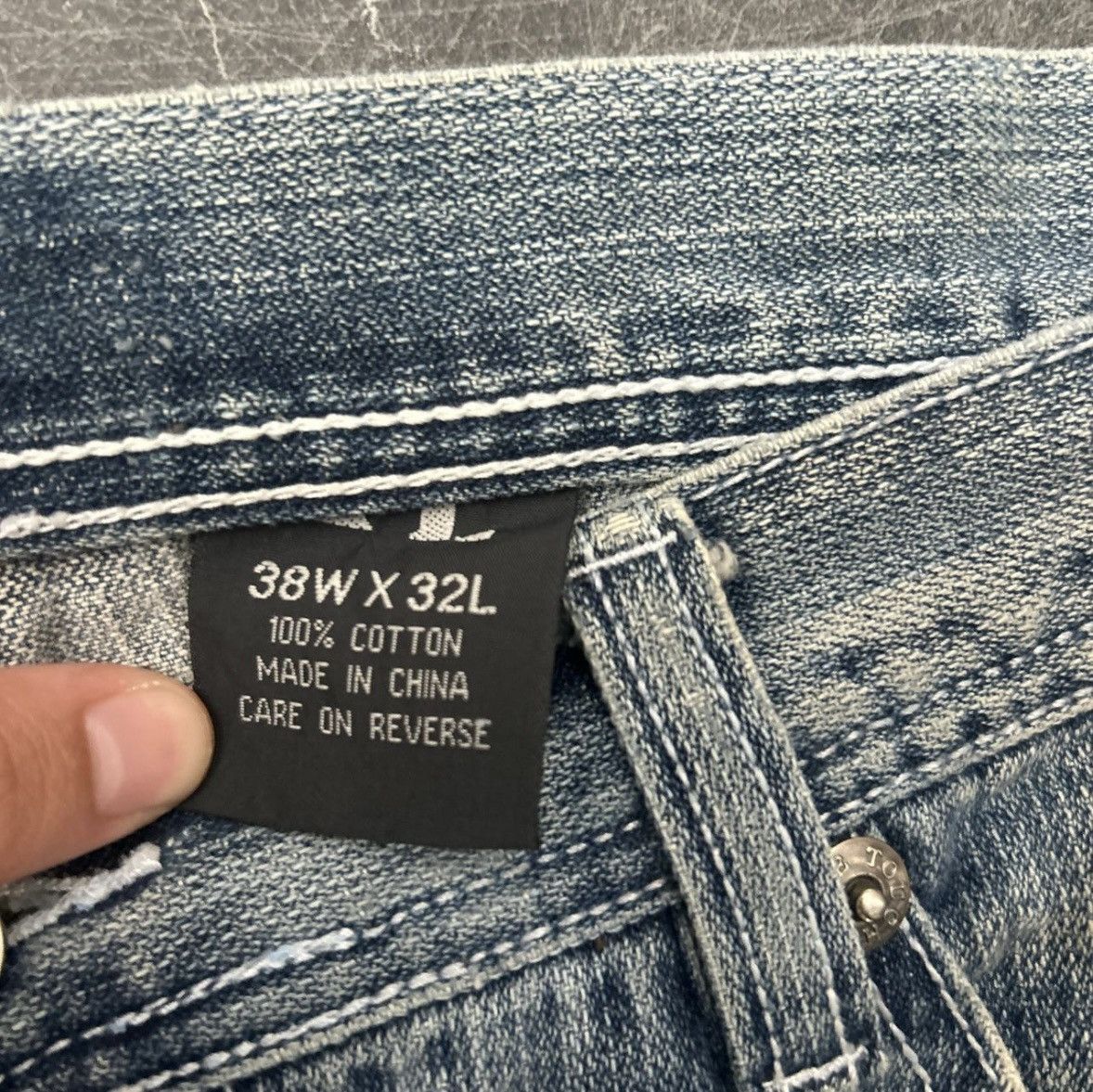 Southpole Custom San Francisco Giants vintage jeans Size US 38 / EU 54 - 4 Thumbnail