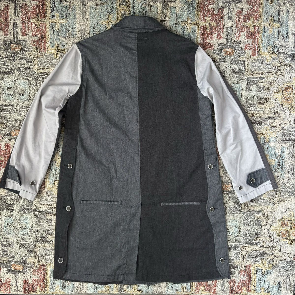 Kapital Funset of Art Reconstructed Patchwork Mac coat Kountry boro Size US M / EU 48-50 / 2 - 4 Thumbnail