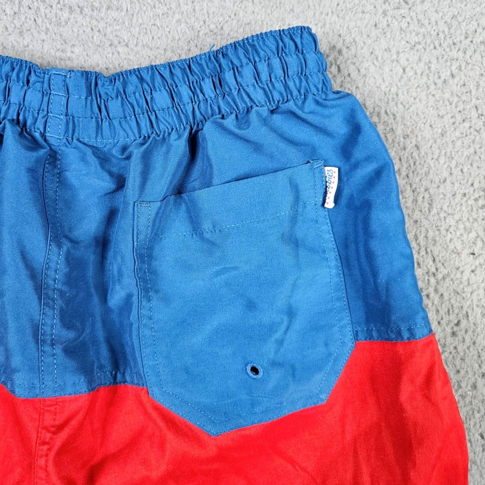 Chubbies Chubbies Men’s Blue Red Pull on Colorblock Swim Shorts trunks M Color Blue Logo Size US 31 - 8 Thumbnail