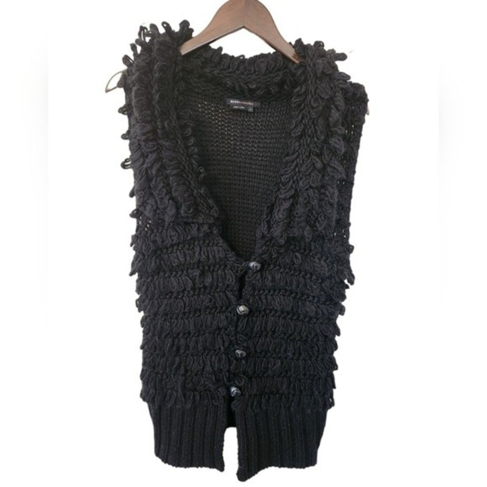 Bcbgmaxazria BcBg MaxAzria Fuzzy Sweater Vest Medium Size M / US 6-8 / IT 42-44 - 1 Thumbnail