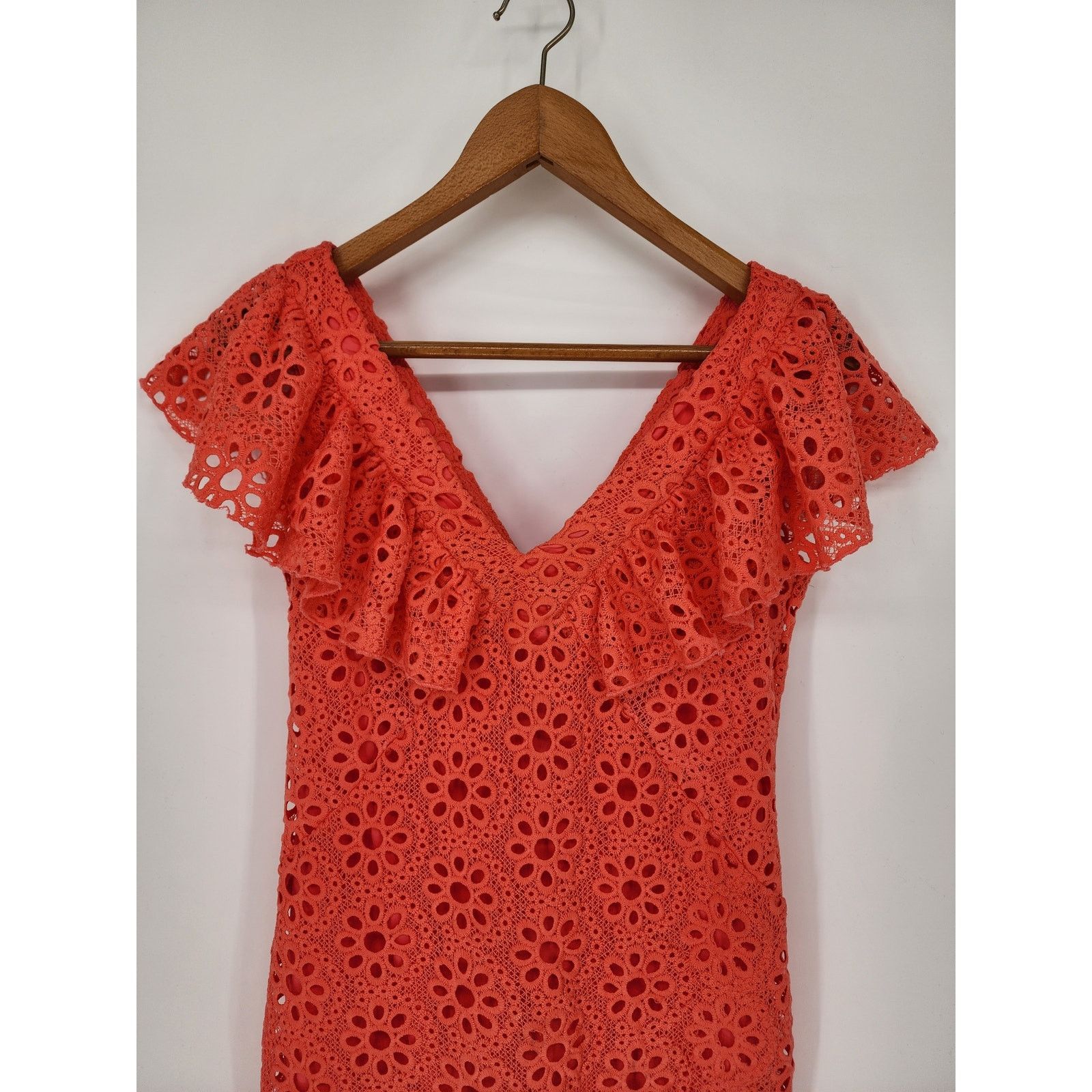 Trina Turk trina Trina Turk Neriah Coral Lace Mini Dress Women's Size 2 Size XS / US 0-2 / IT 36-38 - 9 Thumbnail