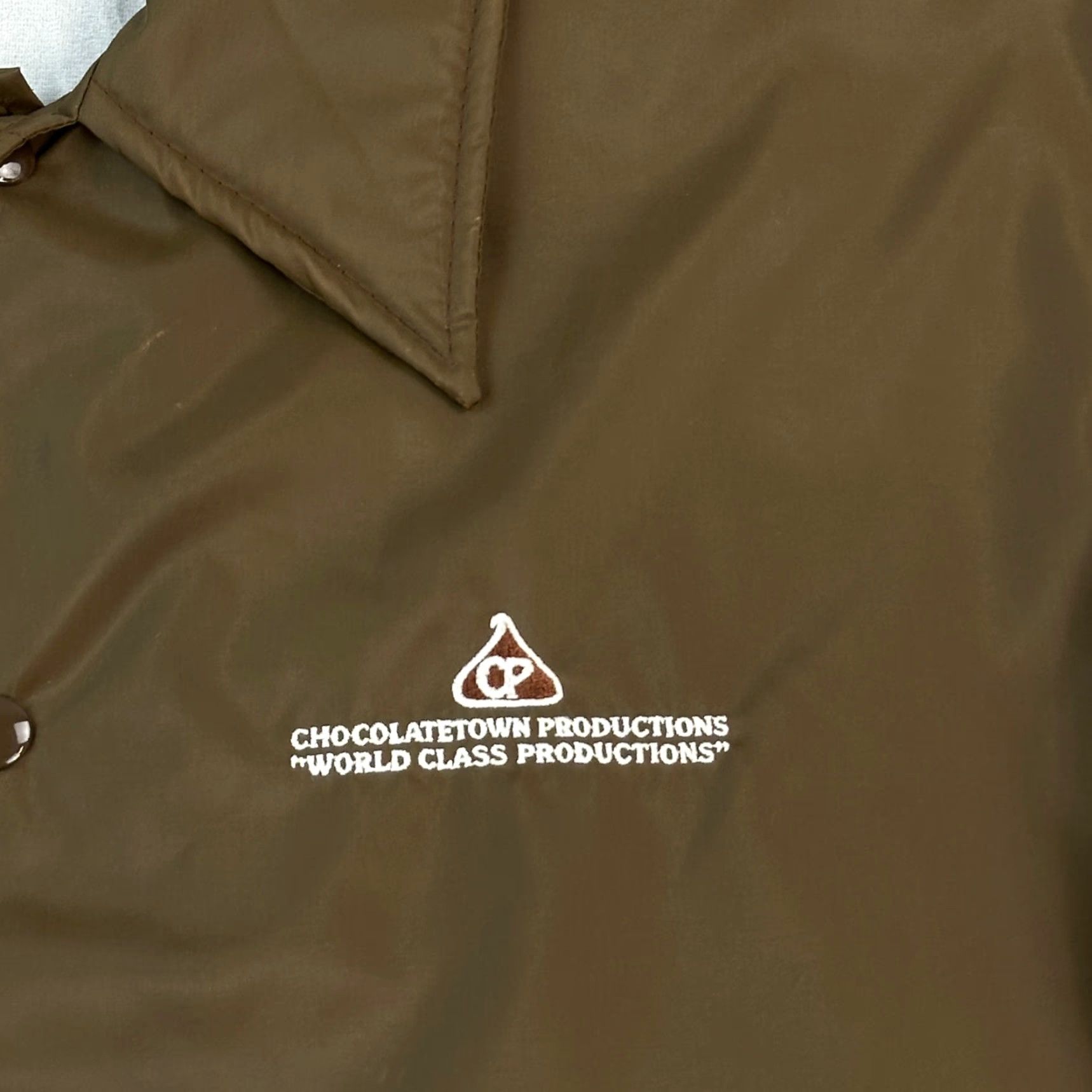 Vintage Vintage Rennoc Coaches Jacket Mens XL Brown 80s USA USA 80s Windbreaker Jacket Men XL Brown 80s Size US XL / EU 56 / 4 - 4 Thumbnail