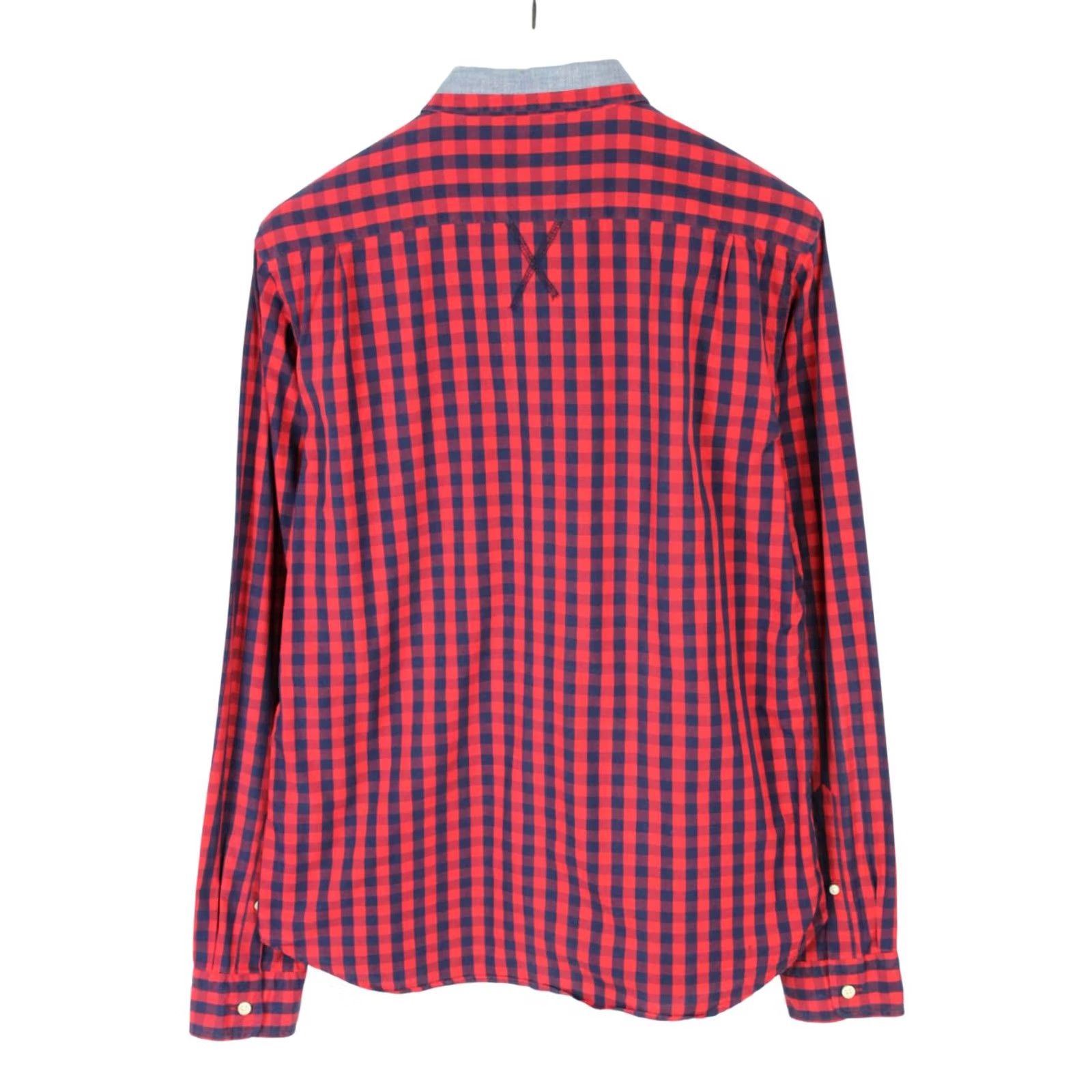 Gant GANT Rugger Shirt Men's LARGE Button-up Red Checked Long Sleeve Collared Size US L / EU 52-54 / 3 - 2 Thumbnail
