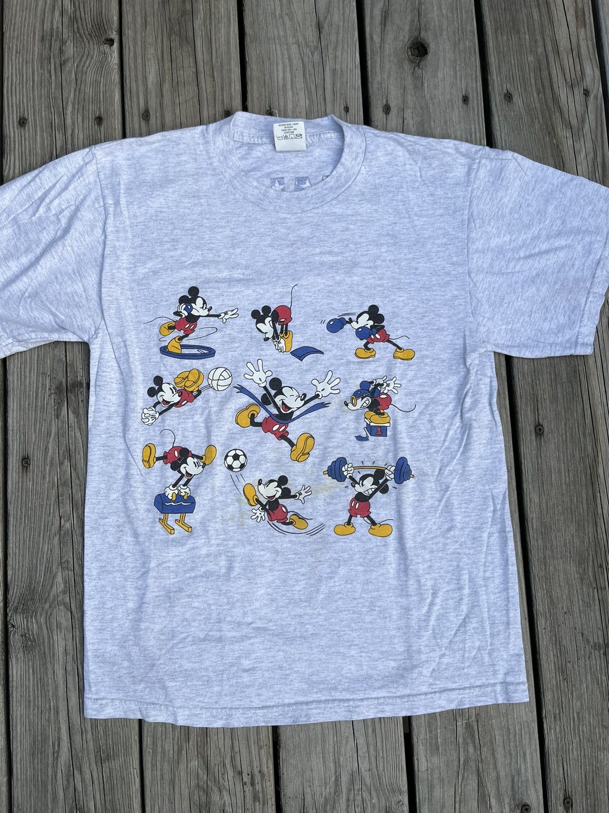 Disney Vintage 90s Disney Mickey Mouse Sports Olympics Graphic Tee Size US M / EU 48-50 / 2 - 1 Thumbnail