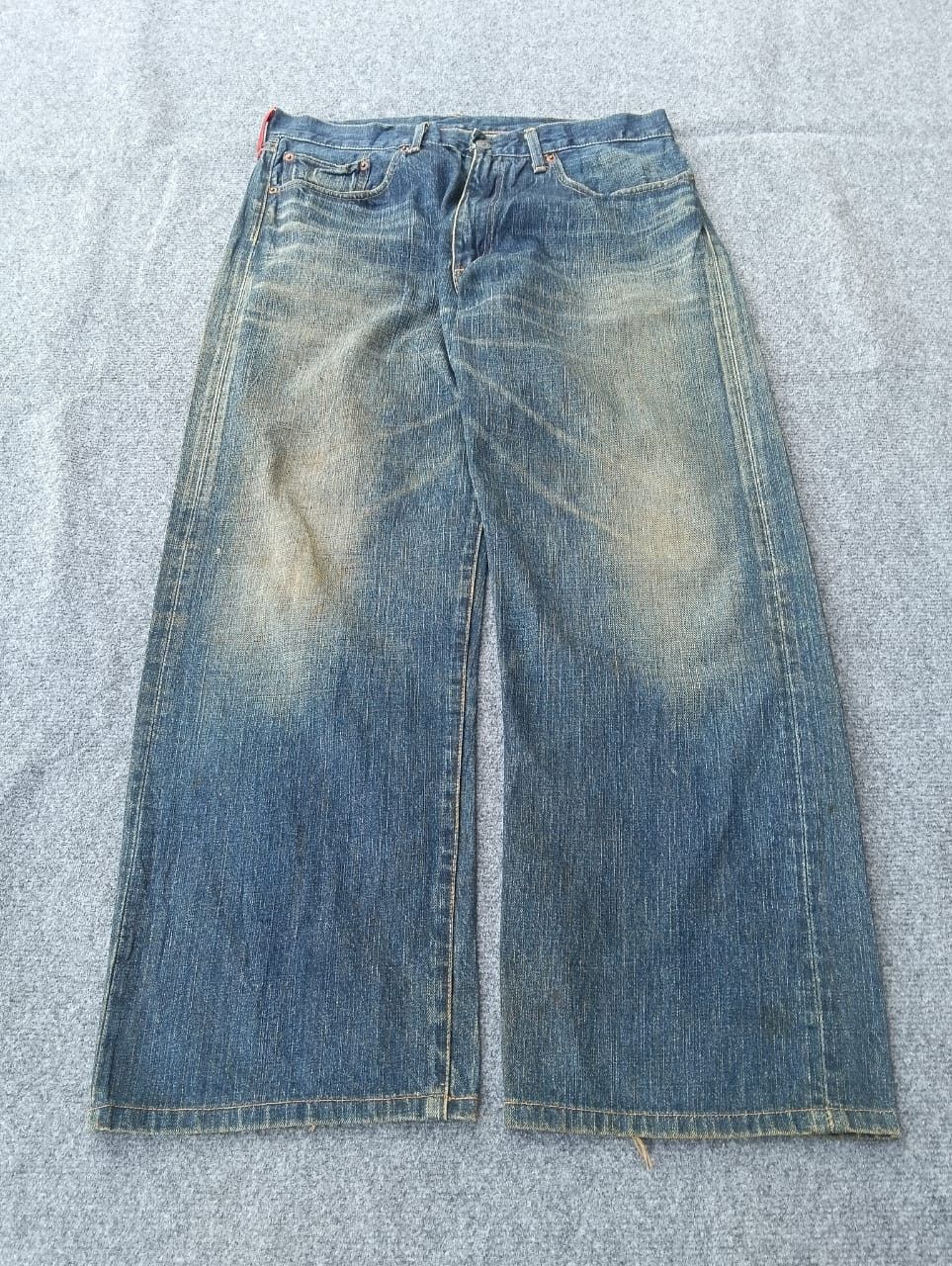 Levi's Vintage Levi's 510 Super Wide Leg Baggy Jeans Red Loop. Size US 33 - 6 Thumbnail