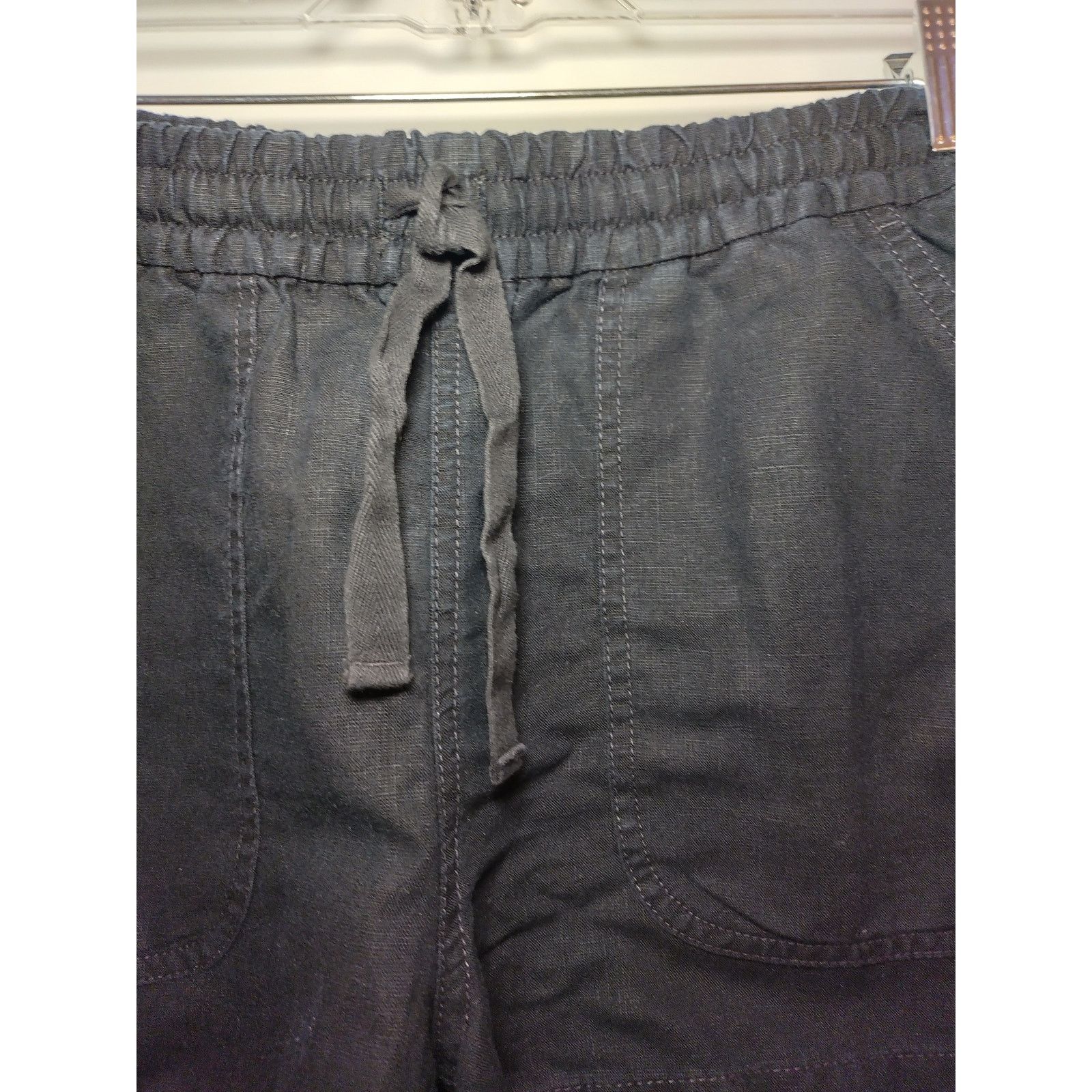 J.Crew J.Crew Womens Shorts High Rise Drawstring Pockets Black XS Size 24" / US 00 / IT 34 - 2 Thumbnail