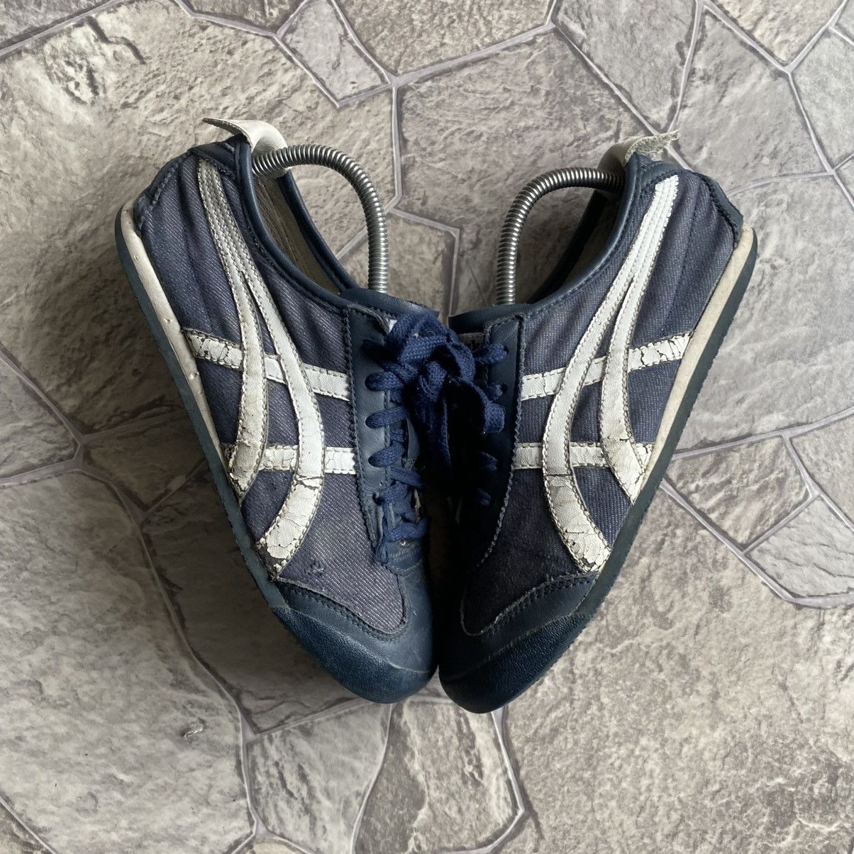 Asics Vintage Asics Onitsuka Tiger Mexico 66 Distressed Shoes Size US 5.5 / EU 38 - 2 Thumbnail