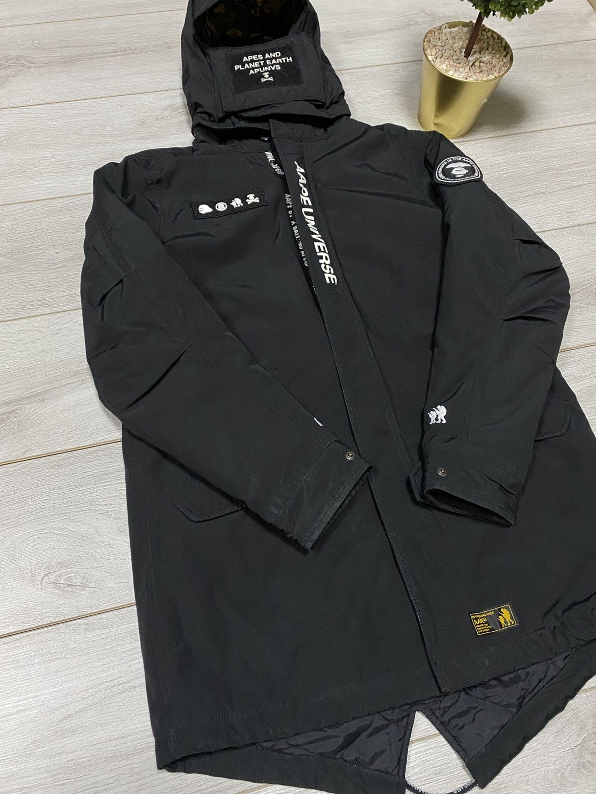 Aape Aape by Bape ninja parka mask big logo jacket Japan Size US S / EU 44-46 / 1 - 7 Thumbnail