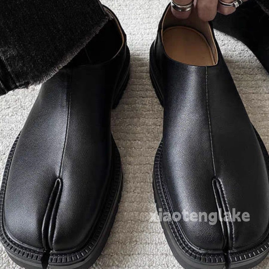 Vintage Unisex outdoor utility punk tabi slip on leather shoes Size US 8 / EU 41 - 6 Thumbnail