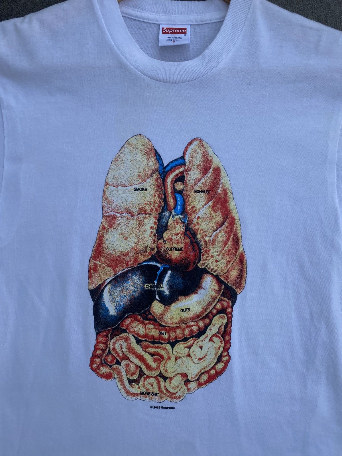 Supreme SUPREME GUTS TEE Size US S / EU 44-46 / 1 - 2 Thumbnail