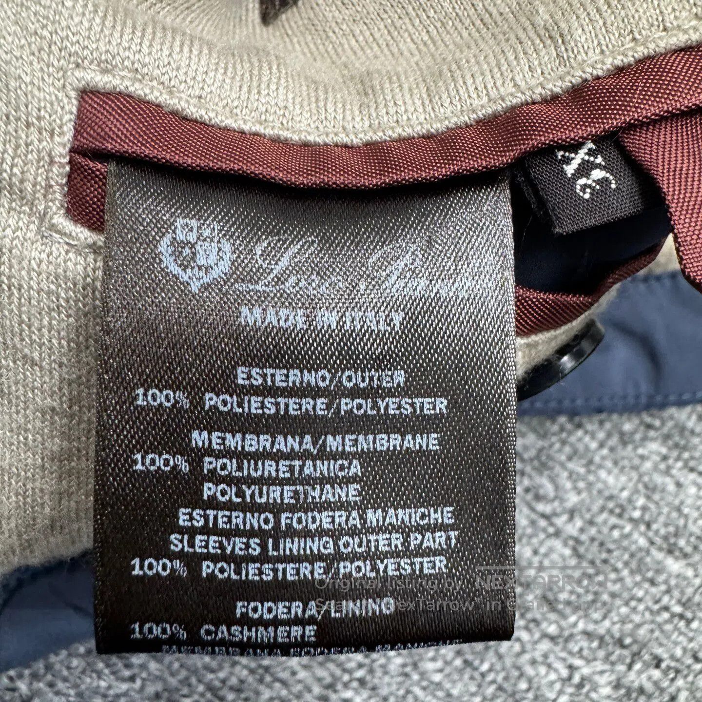 Loro Piana LORO PIANA size3xl STORM SYSTEM Rhombic Nylon Cotton Coat| Size US XXL / EU 58 / 5 - 5 Thumbnail