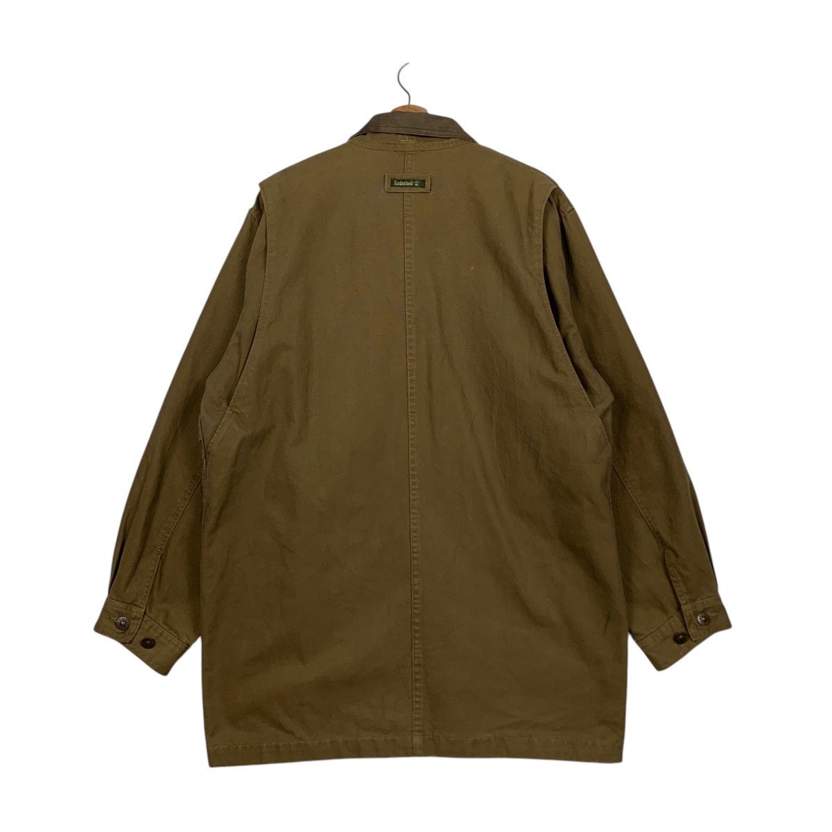 Timberland ☀️Vintage Timberland leather collar button jacket Size US M / EU 48-50 / 2 - 3 Thumbnail