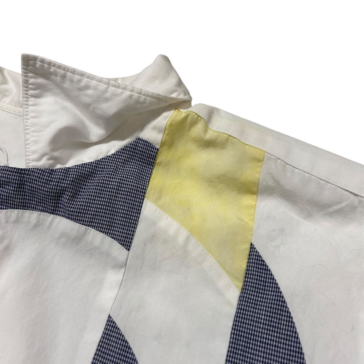 Comme des Garcons 558 02SS Comme Des Garcons Homme patchwork Panelled shirt Size US S / EU 44-46 / 1 - 13 Thumbnail