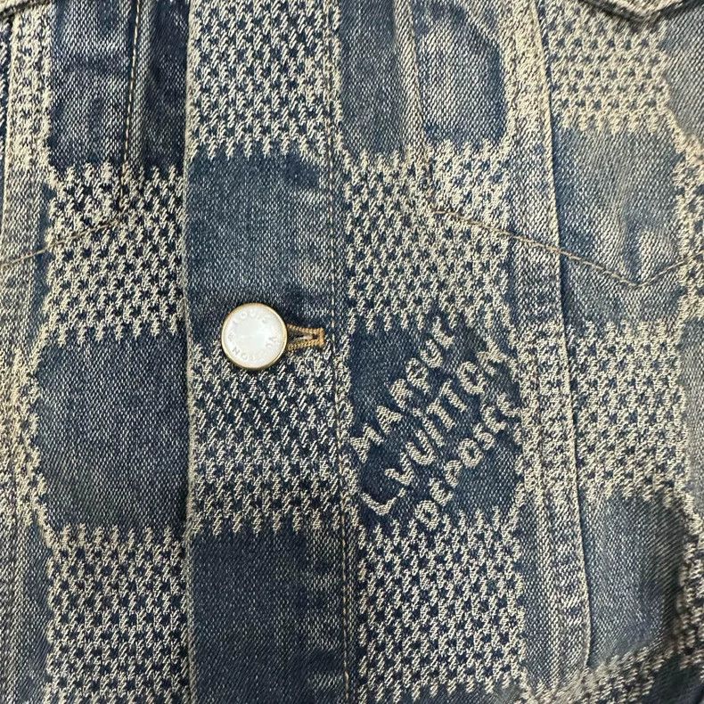 Louis Vuitton Louis Vuitton Classic checkerboard denim jacket Nextarrow-2 Size US L / EU 52-54 / 3 - 4 Thumbnail