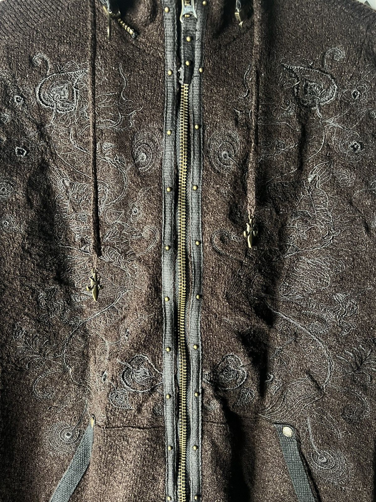Yasuyuki Ishii 2000’s Ozz Croce Embroidered Dragon Detachable Hoodie Size US S / EU 44-46 / 1 - 5 Thumbnail