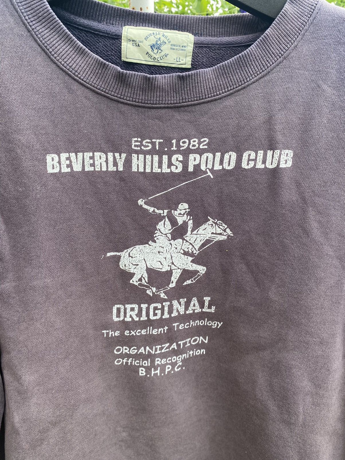 Beverly Hills Polo Club × Vintage Vintage Beverly Hills Polo Club Faded Sweater Size US XL / EU 56 / 4 - 2 Thumbnail
