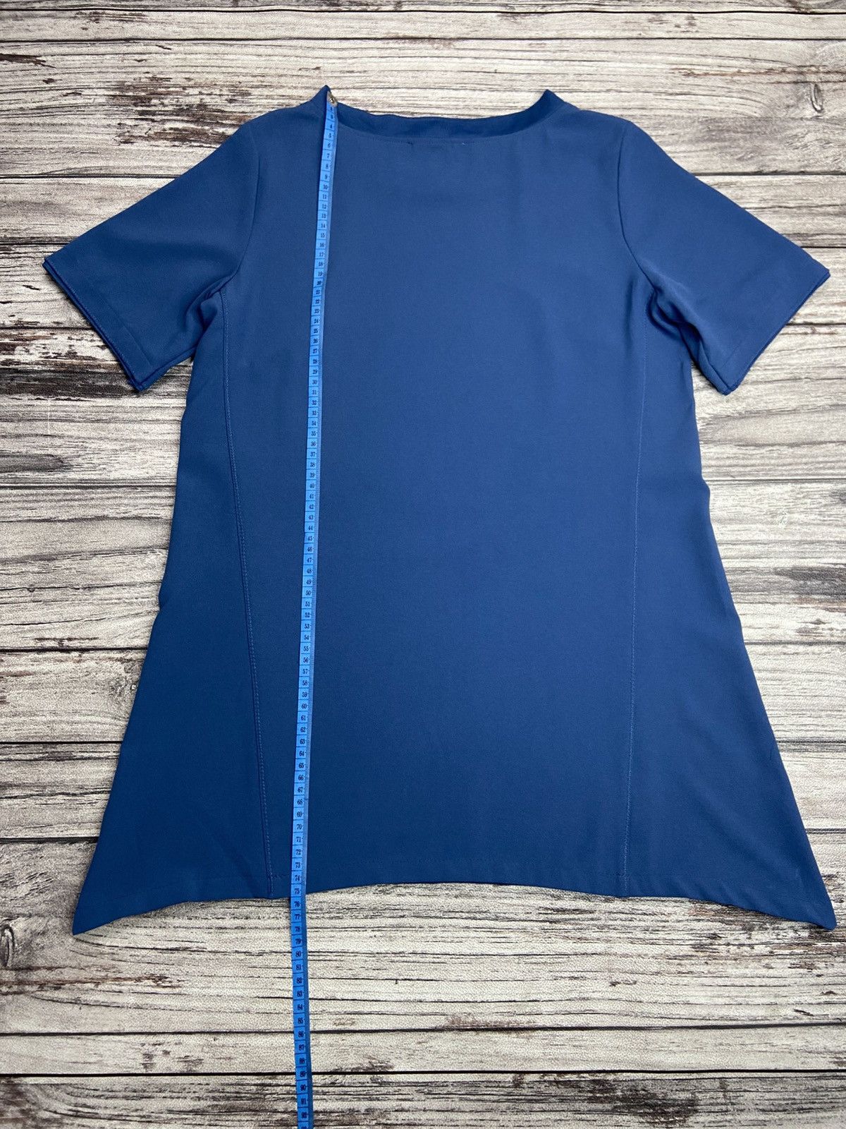 Hussein Chalayan Hussein Chalayan Minimalist Paneled Tee Cobalt Blue Size US M / EU 48-50 / 2 - 8 Thumbnail