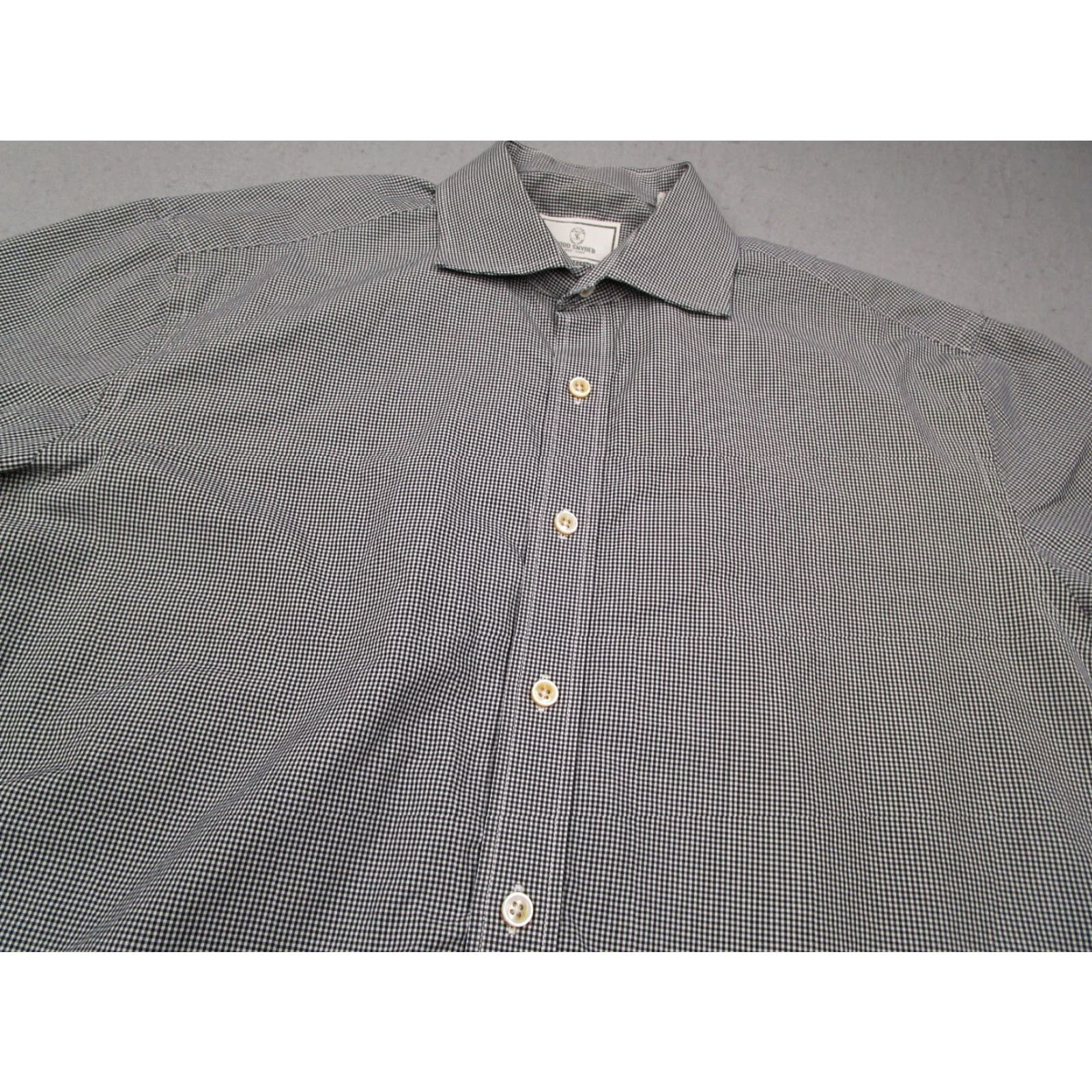Todd Snyder Todd Snyder Shirt Mens 16.5 34 Black Button-Up Long Sleeve Casual Workwear Size US S / EU 44-46 / 1 - 2 Thumbnail