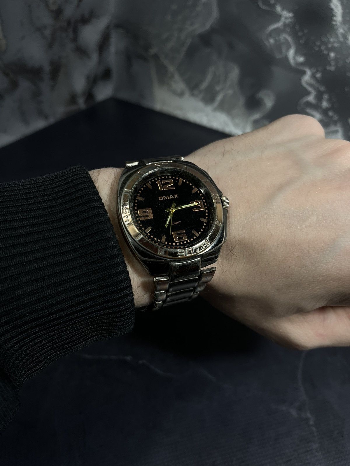 Hysteric Glamour Omax Vintage Sport Watch with Steel Bracelet Size ONE SIZE - 2 Thumbnail