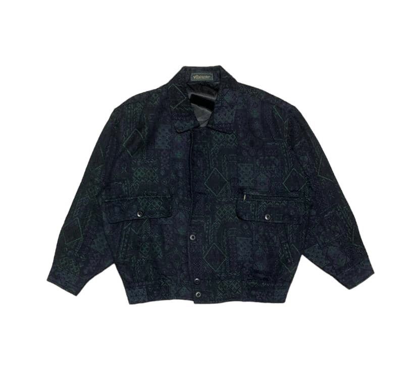 If Six Was Nine Vintage Japanese Vibrante Art Wool Jacket