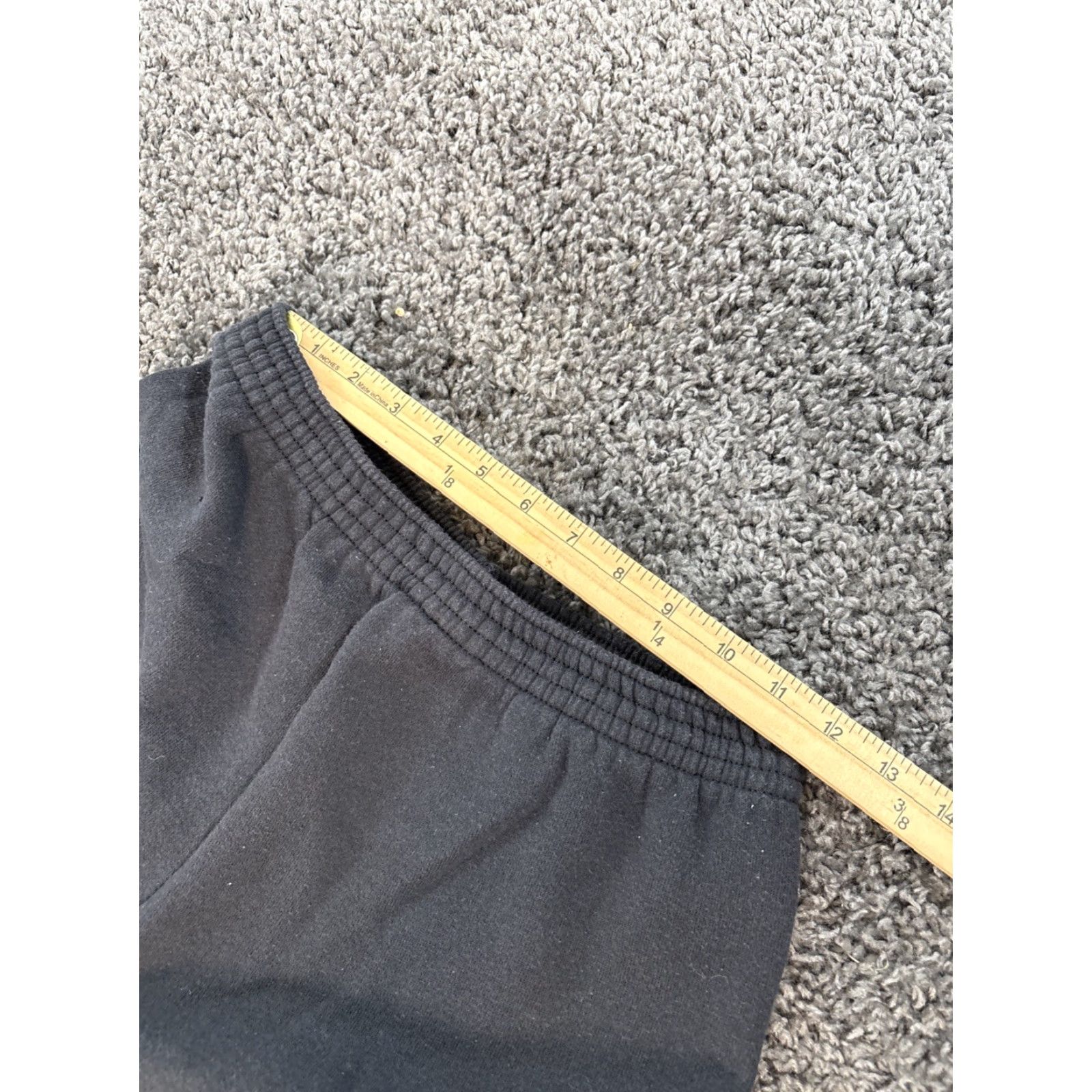 Tultex VINTAGE Tultex Sweatpants Mens 90s Black Adult L Pants Cotton Baggy Sweatpants Men Size US 33 - 4 Thumbnail