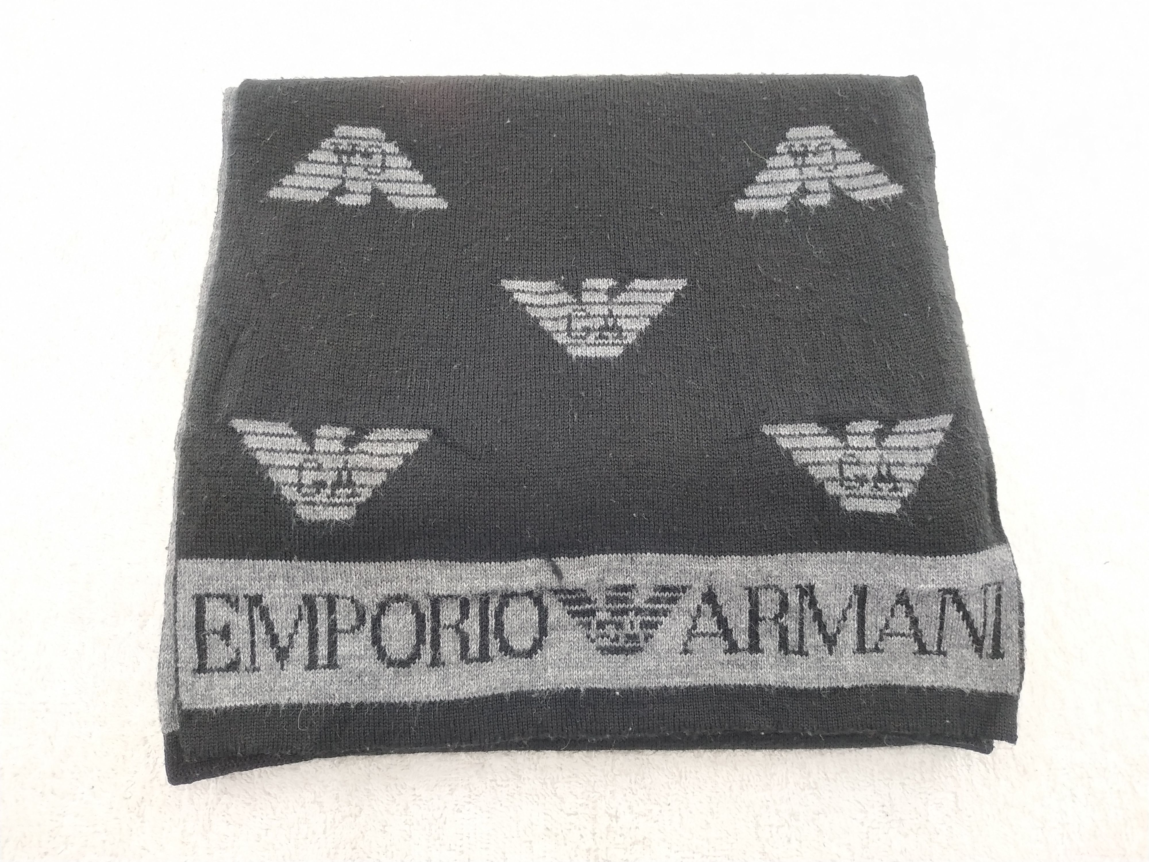 Emporio Armani Vintage Emporio Armani Scarf/Muffler/Neckwear MF394 Size ONE SIZE - 3 Thumbnail