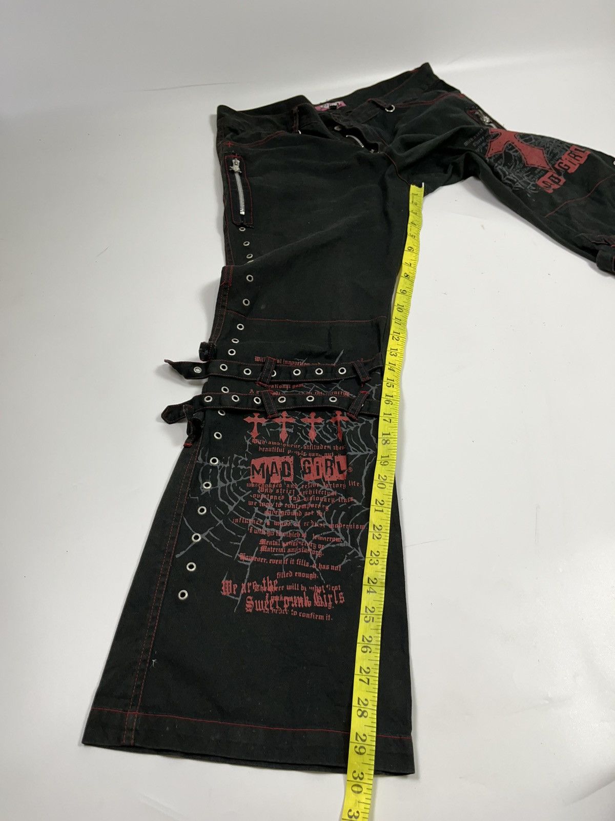 Hysteric Glamour × If Six Was Nine × Japanese Brand Japanese vintage Flared Mad Punk gothic Size US 30 / EU 46 - 19 Thumbnail