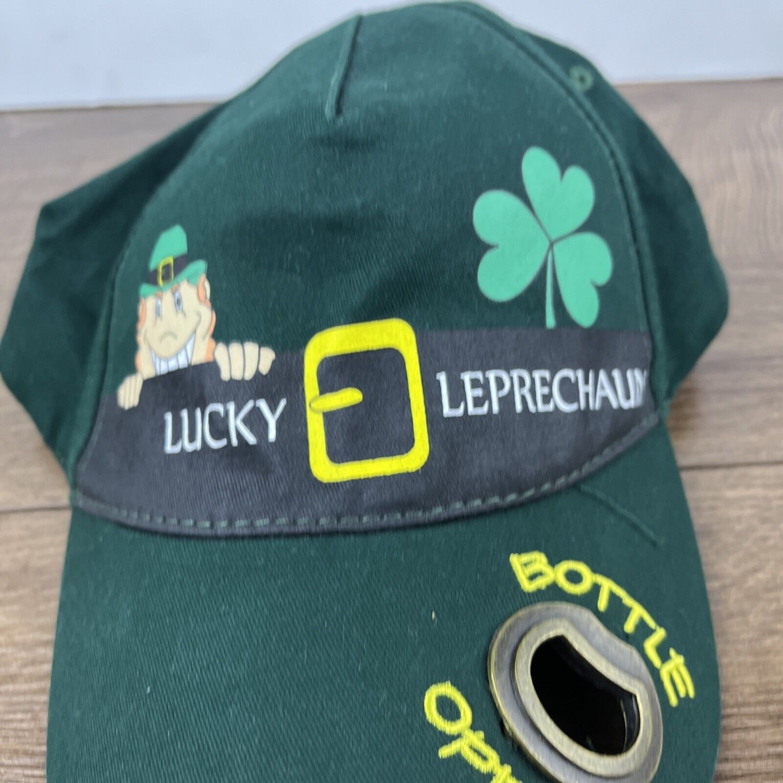 Other Lucky Leprechaun Hat Bottle Opener Green Hat Adjustable Adul Size ONE SIZE - 8 Thumbnail