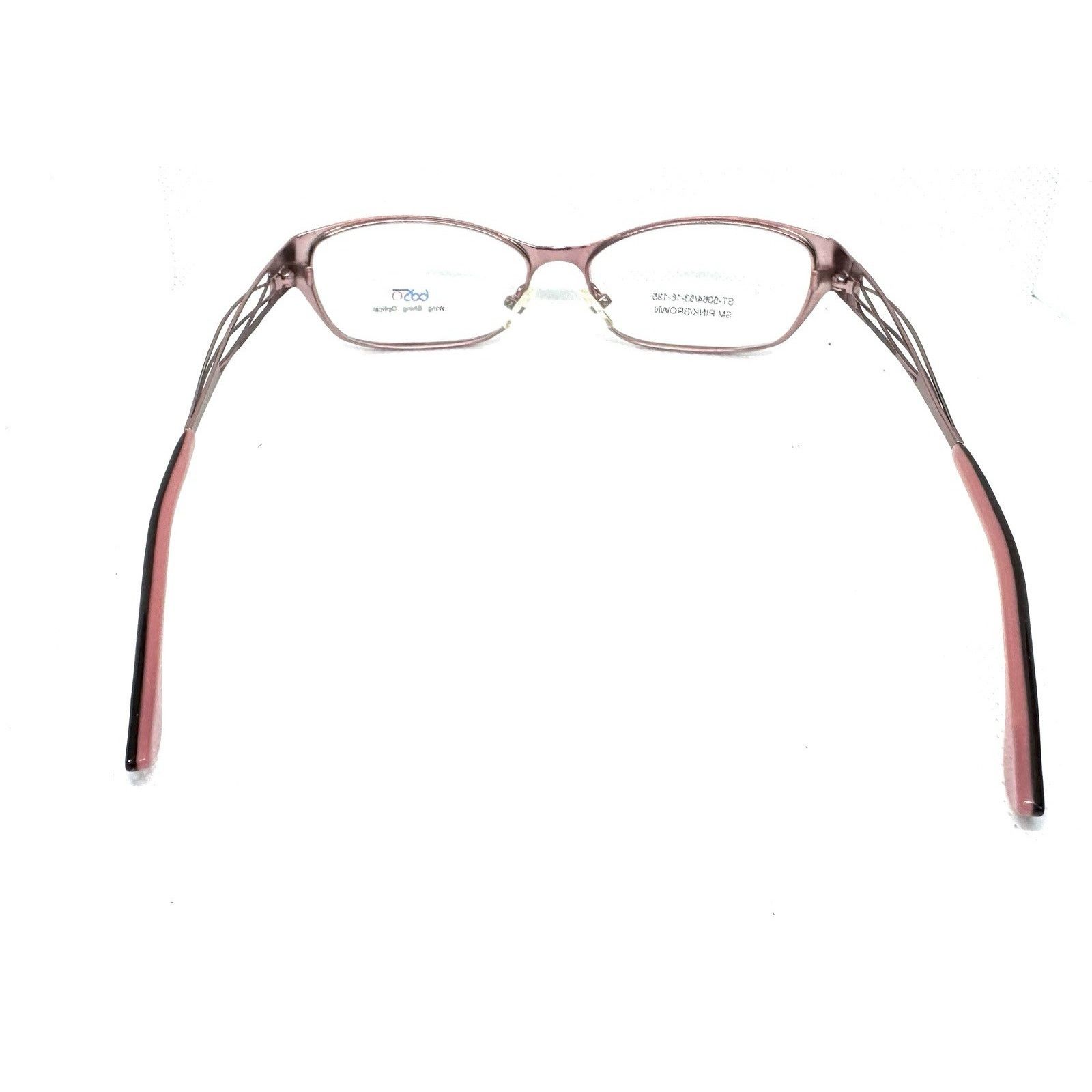& Other Stories WING SHING OPTICAL PINK BROWN ST-5064 FRAME EYEGLASSES 53-16 Size ONE SIZE - 4 Thumbnail