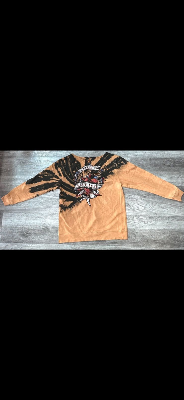 Affliction × Vintage Affliction "BOBBI RUTH" Long Sleeve Fleece Size M / US 6-8 / IT 42-44 - 2 Thumbnail
