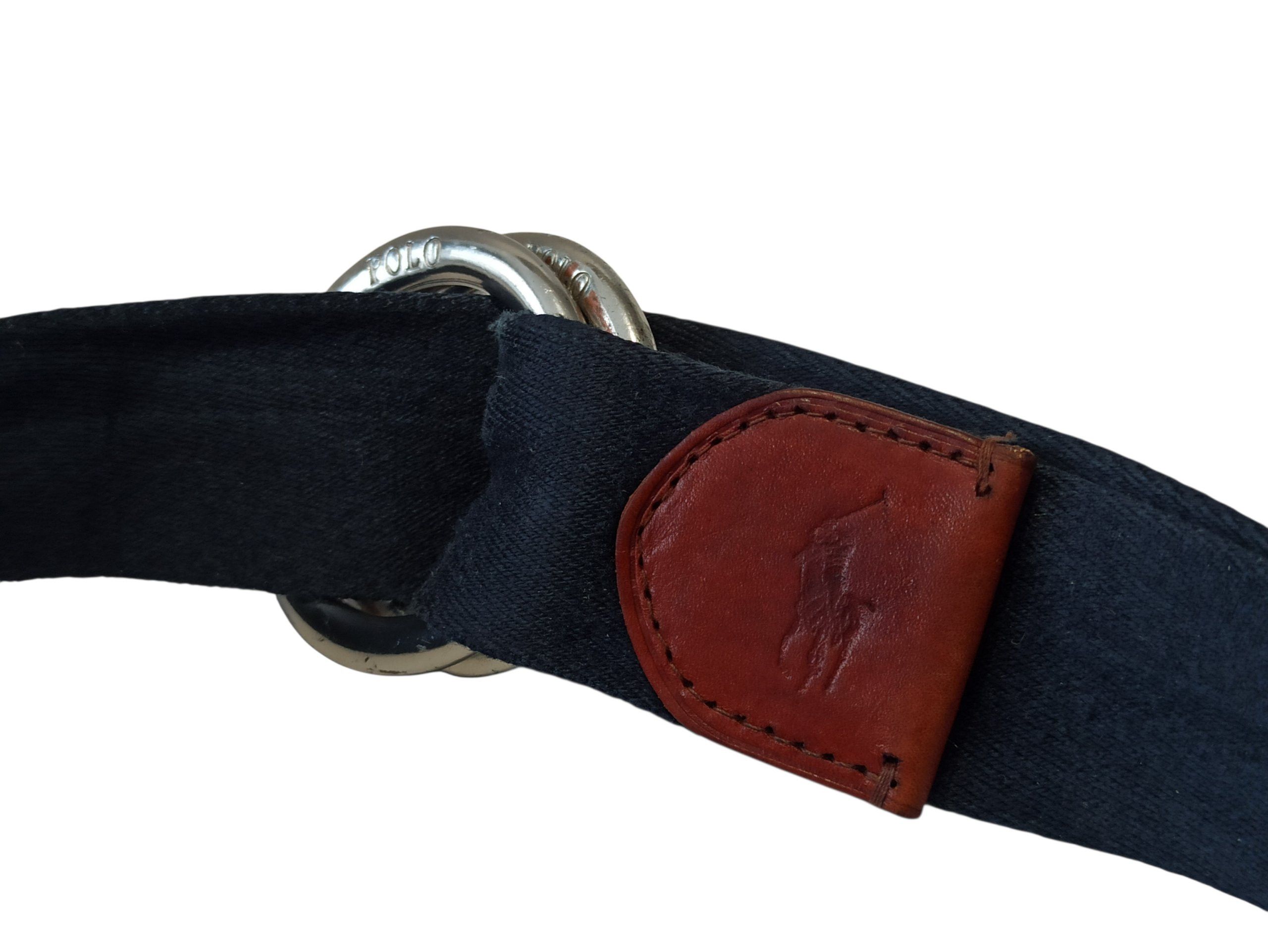 Polo Ralph Lauren Polo Ralph Lauren Vintage Navy Canvas D-Ring Belt Size ONE SIZE - 3 Thumbnail