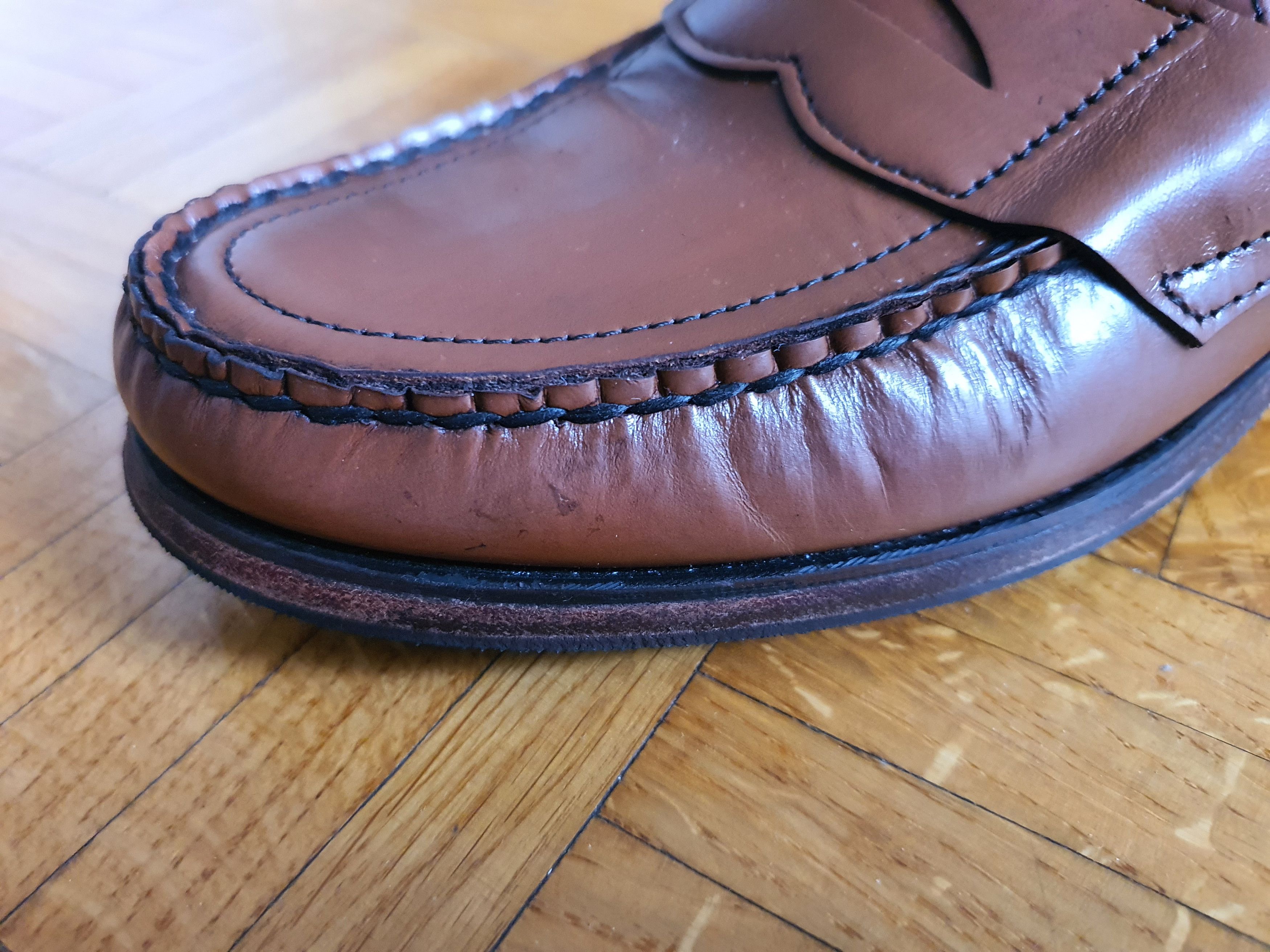 Sebago ''CLASSIC DAN'' Moccasins Penny Loafers - Sz US 8.5, EU 42 Size US 8.5 / EU 41-42 - 14 Thumbnail