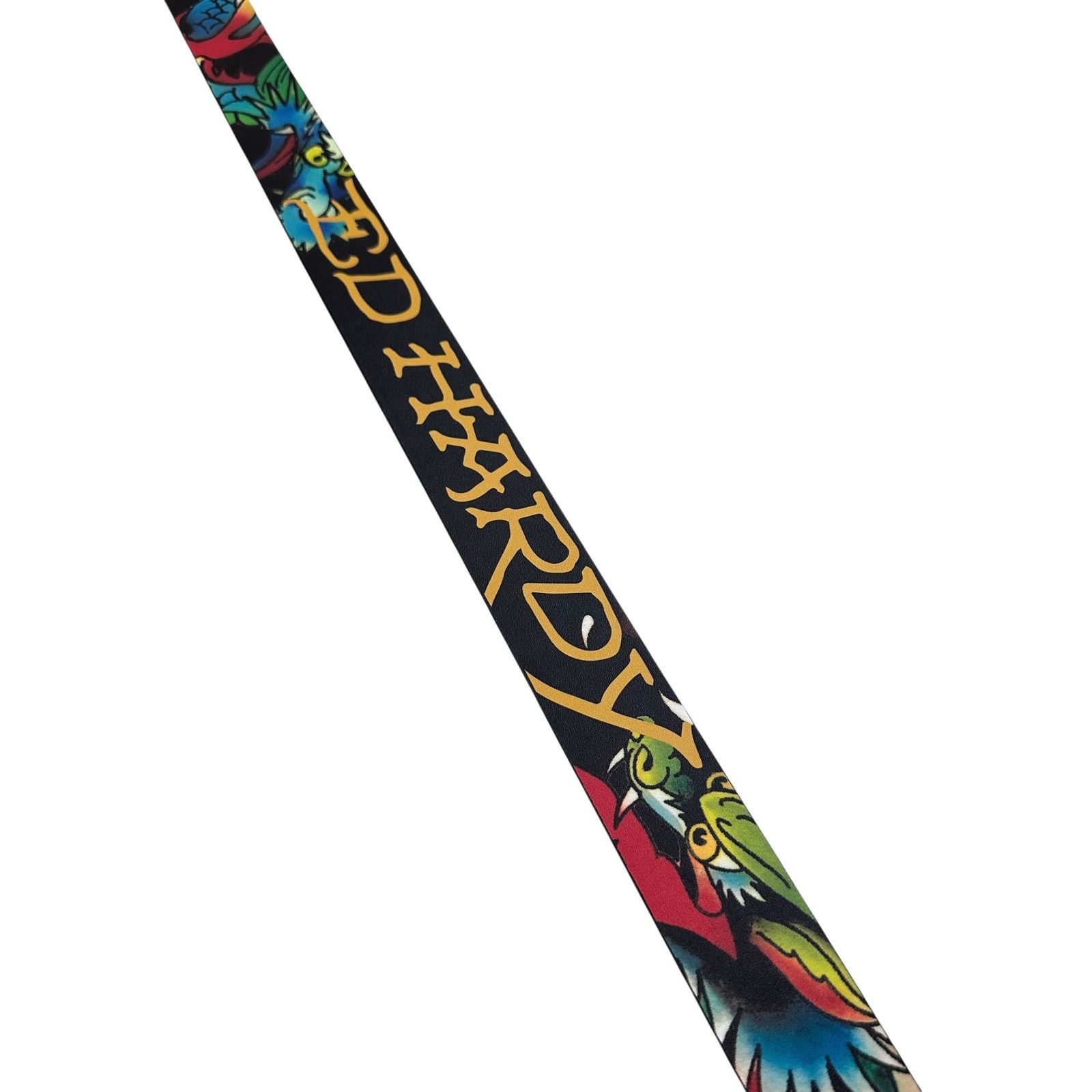 Ed Hardy Ed Hardy Men's Dragon and Tiger Print Reversible Black Belt Size 36 - 5 Thumbnail