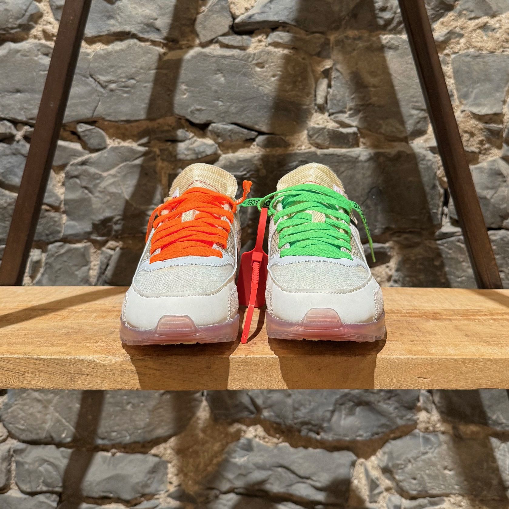 Nike × Off-White Nike X Off-White The Ten White Air Max 90 Sneakers Size US 9 / EU 42 - 2 Thumbnail