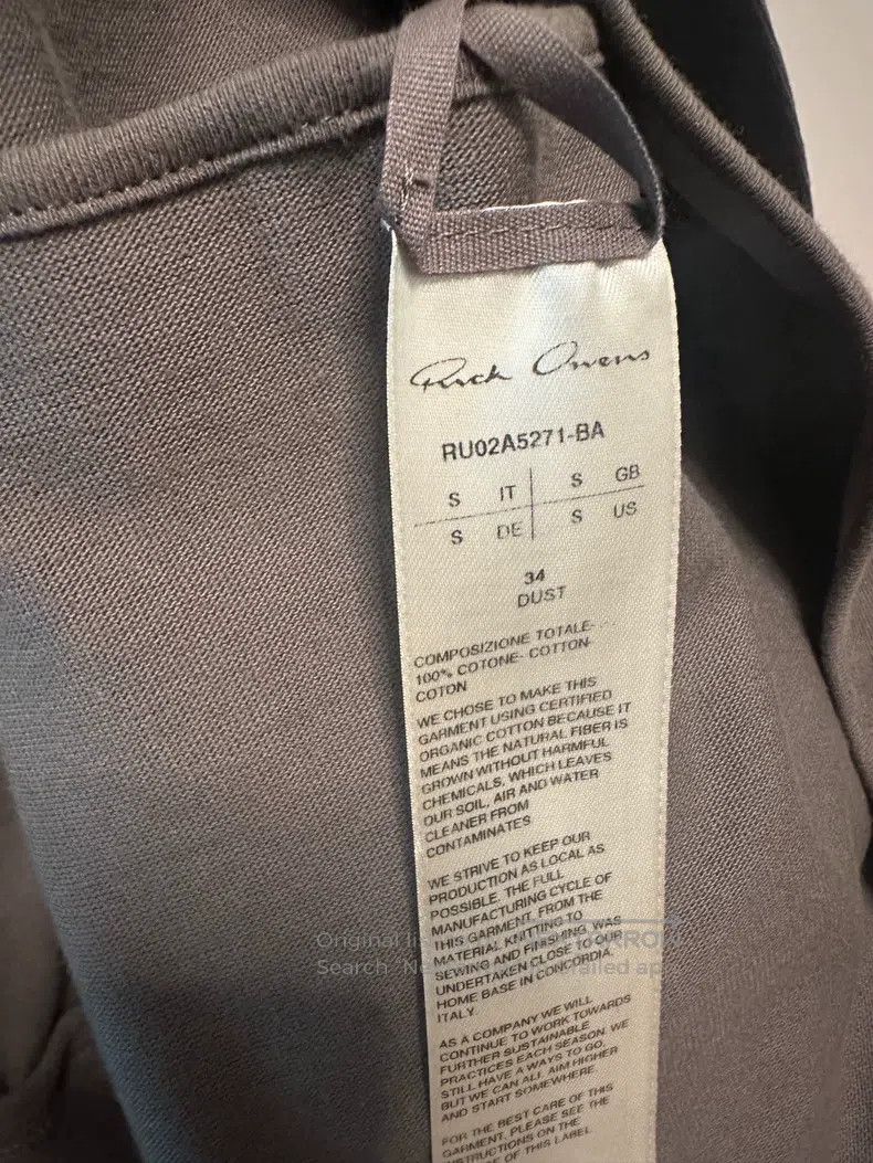 Rick Owens RICK OWENS Zip-up hoodie jacket, size S, khaki dark gray Size S / US 4 / IT 40 - 8 Thumbnail