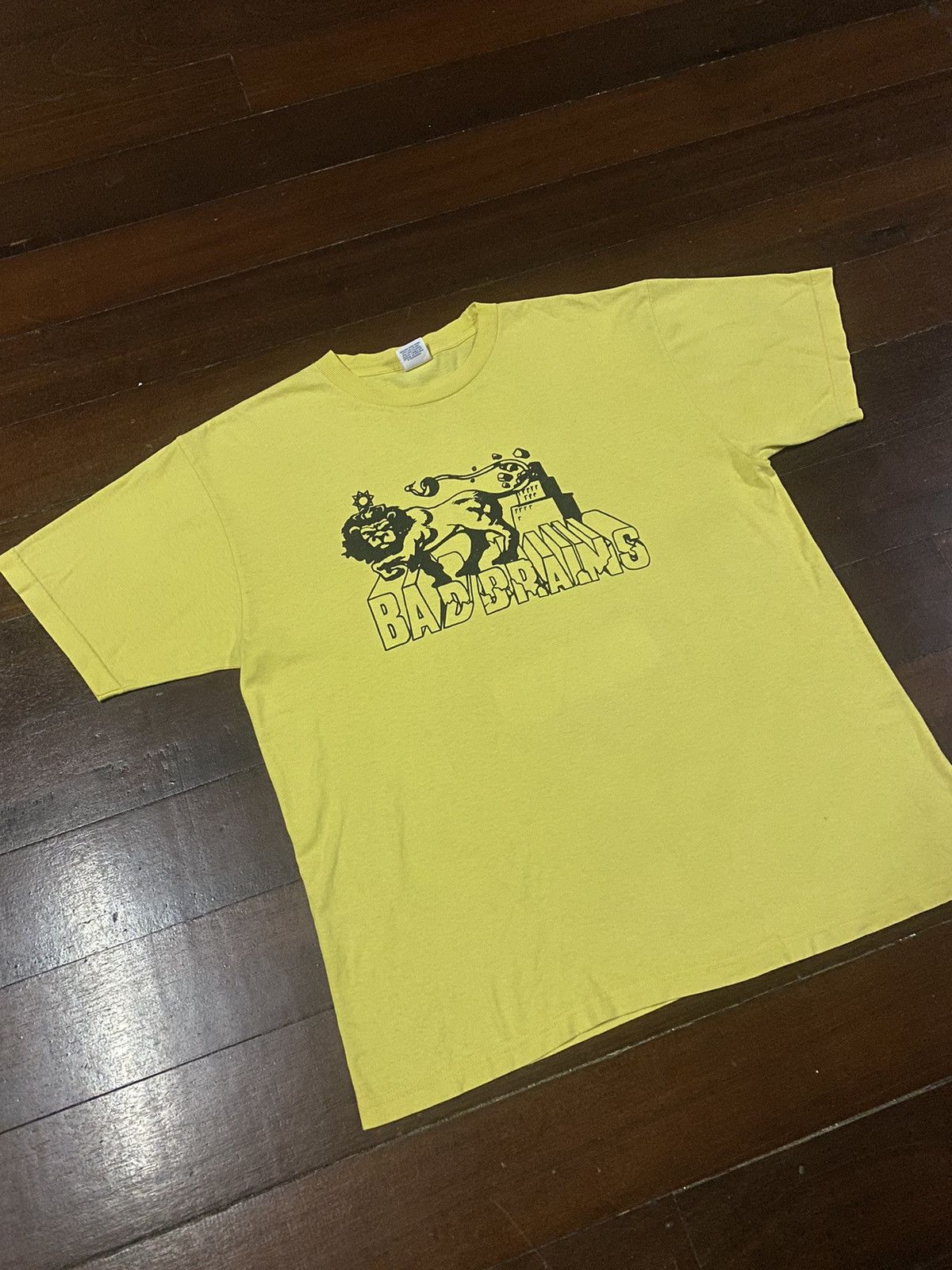 Band Tees Vintage Y2K Supreme X Bad Brains baggy yellow Tee Size US XL / EU 56 / 4 - 3 Thumbnail