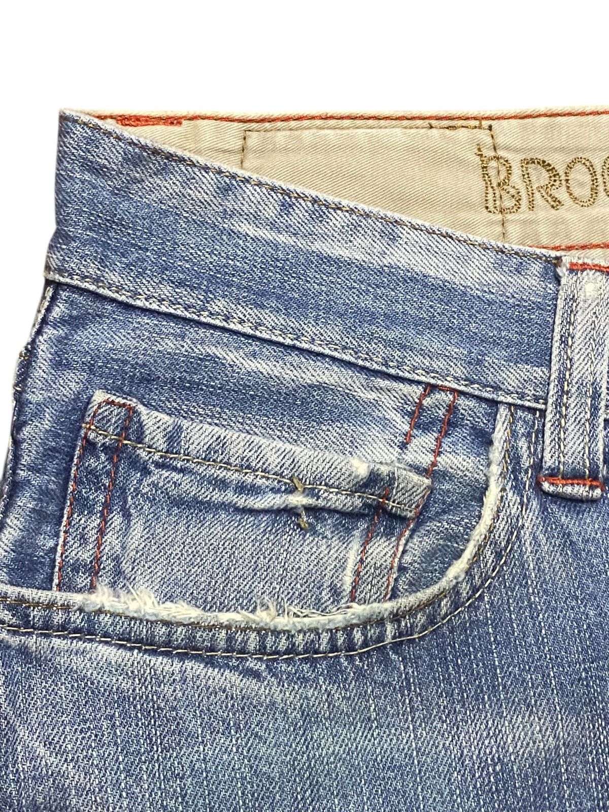 Brooklyn Industries Vintage Brooklyn industries Light Wash Distressed Jeans Size US 32 / EU 48 - 7 Thumbnail